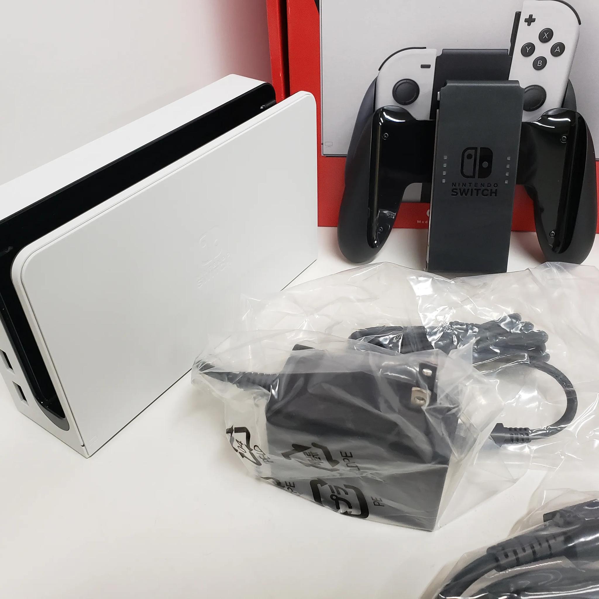 Nintendo Switch OLED Model w/ White Joy-Controllers