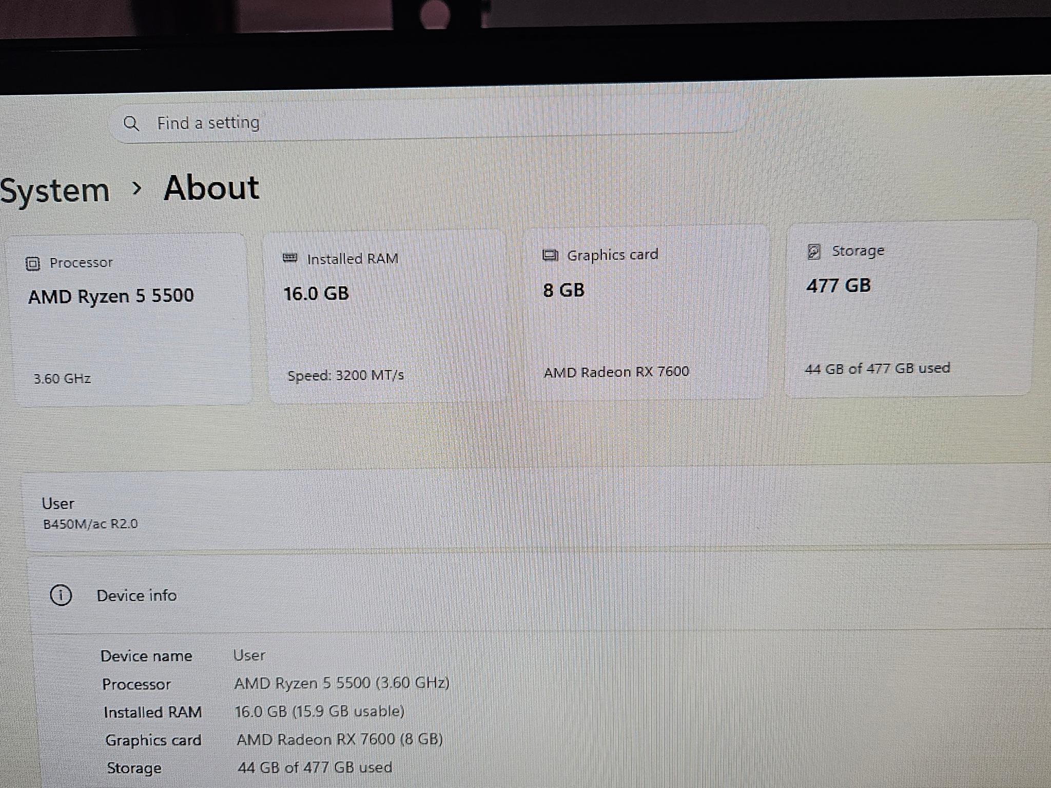 Mini Tower Ryzen Gaming PC | RX 7600 | Ryzen 5 5500 | 16GB RAM