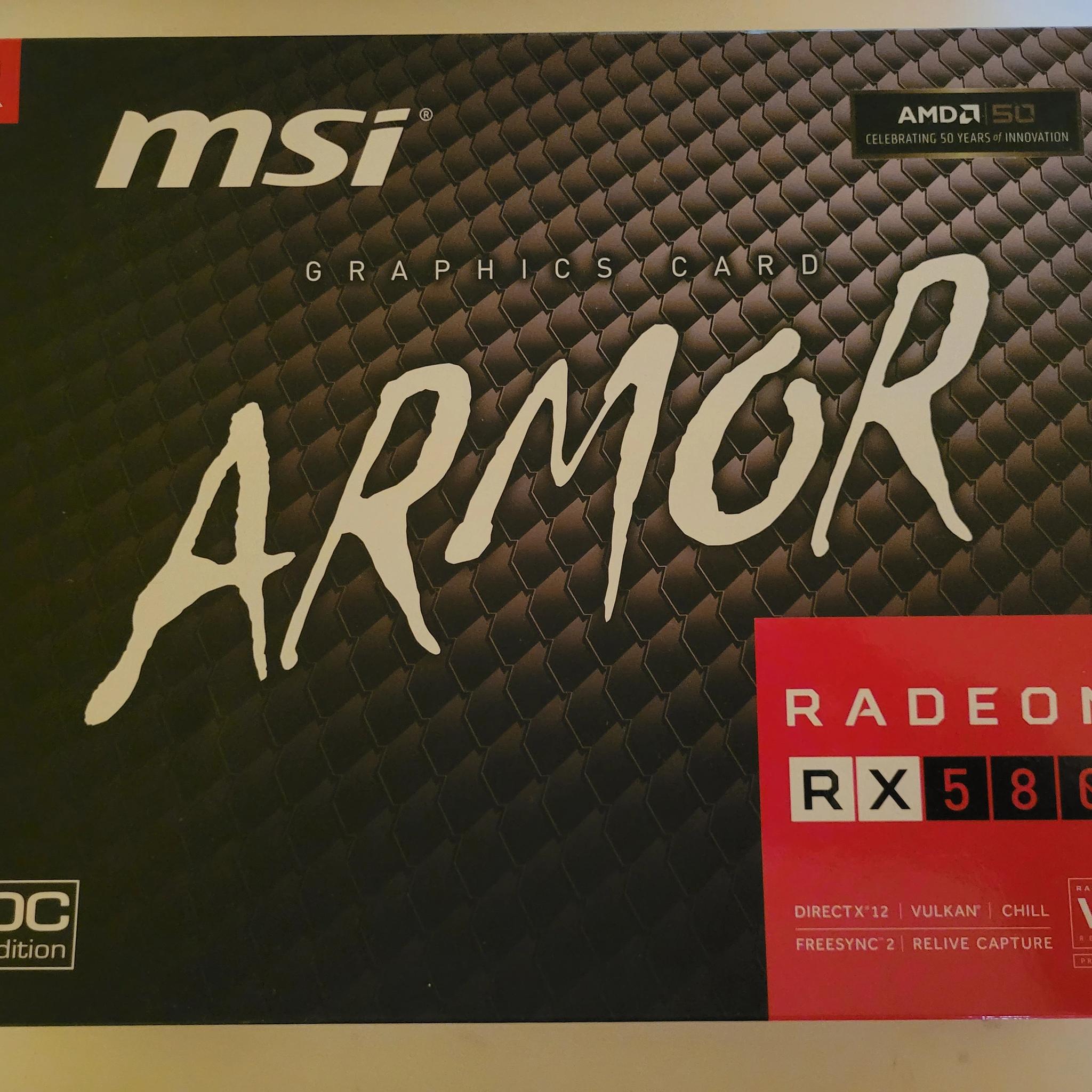 MSI ARMOR OC Radeon RX 580 8 GB GDDR5