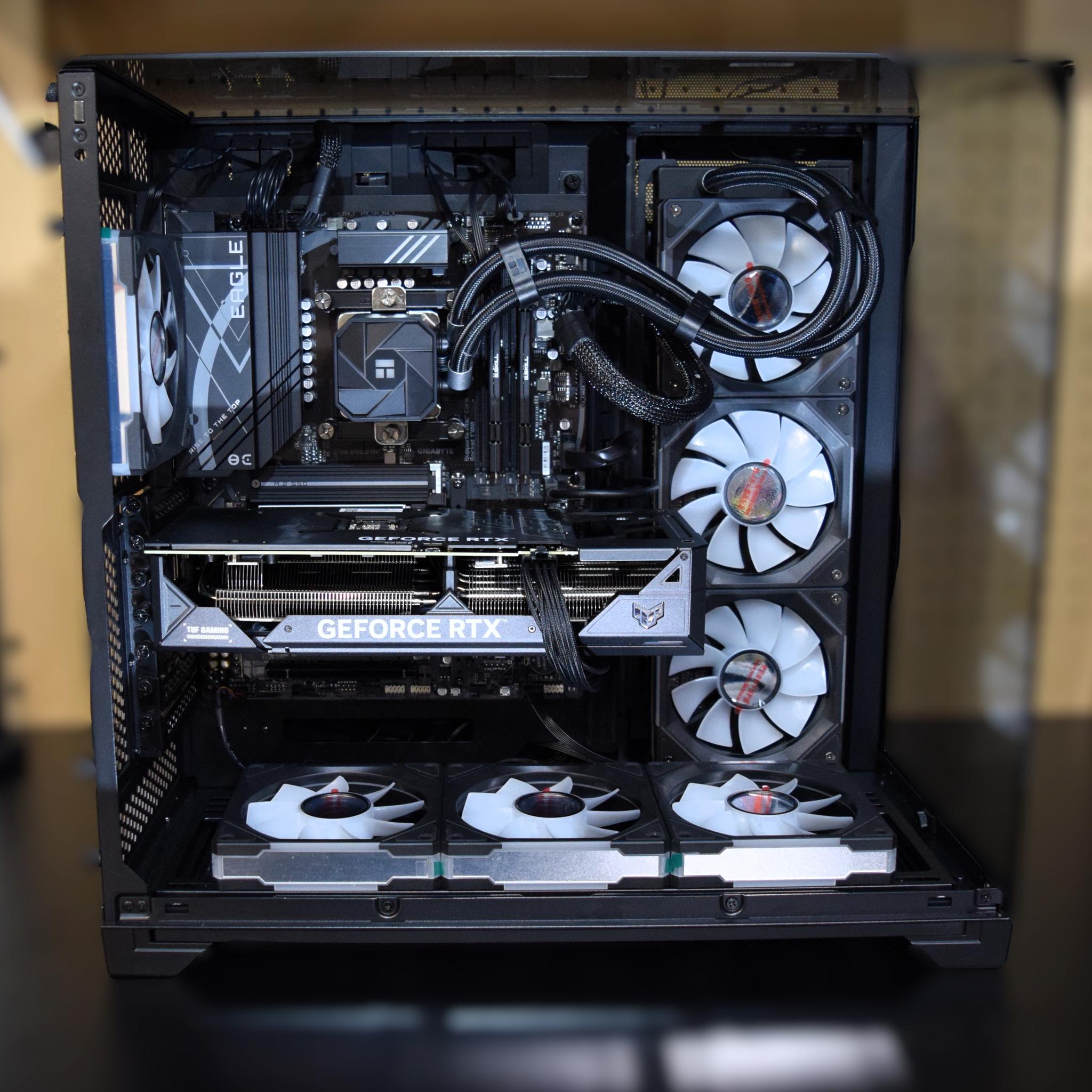 (NEW) 4K / 1440p Ultra Gaming PC All New Parts: Nvidia Asus Tuf 4070 | 1TB NVME |...