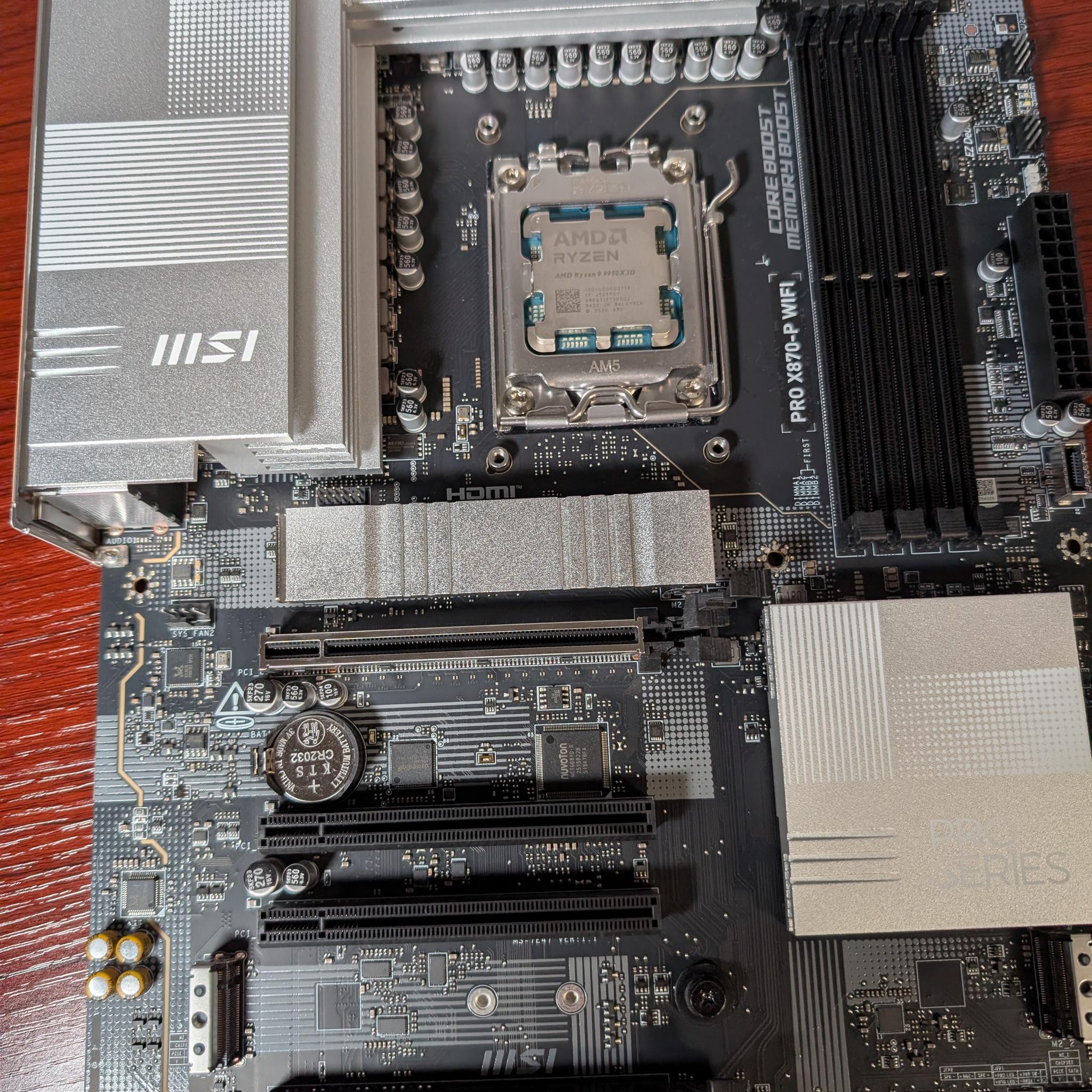 9950X3D CPU + X870 Motherboard Bundle