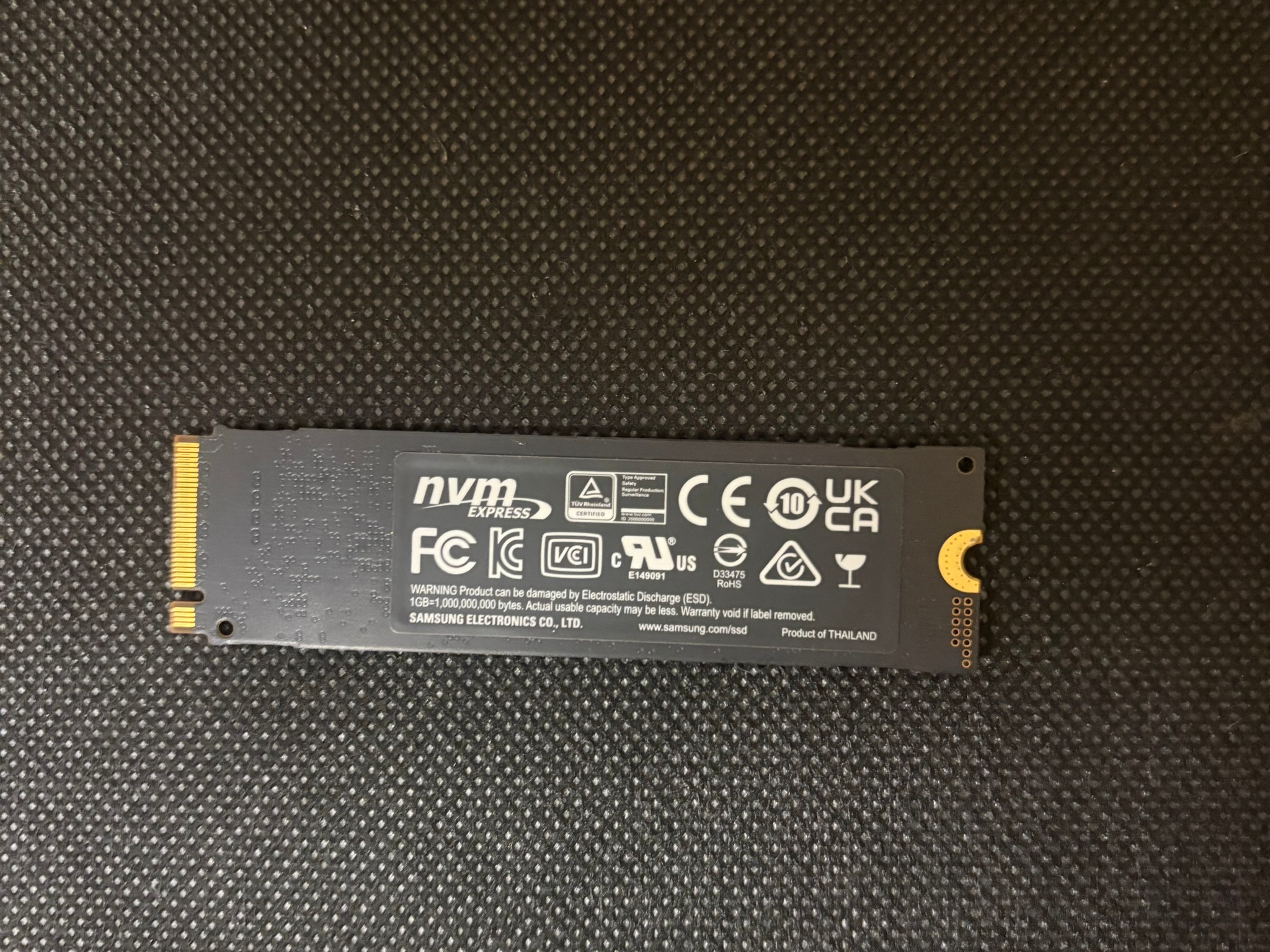 Samsung 970 evo plus ssd 2.TB nvme