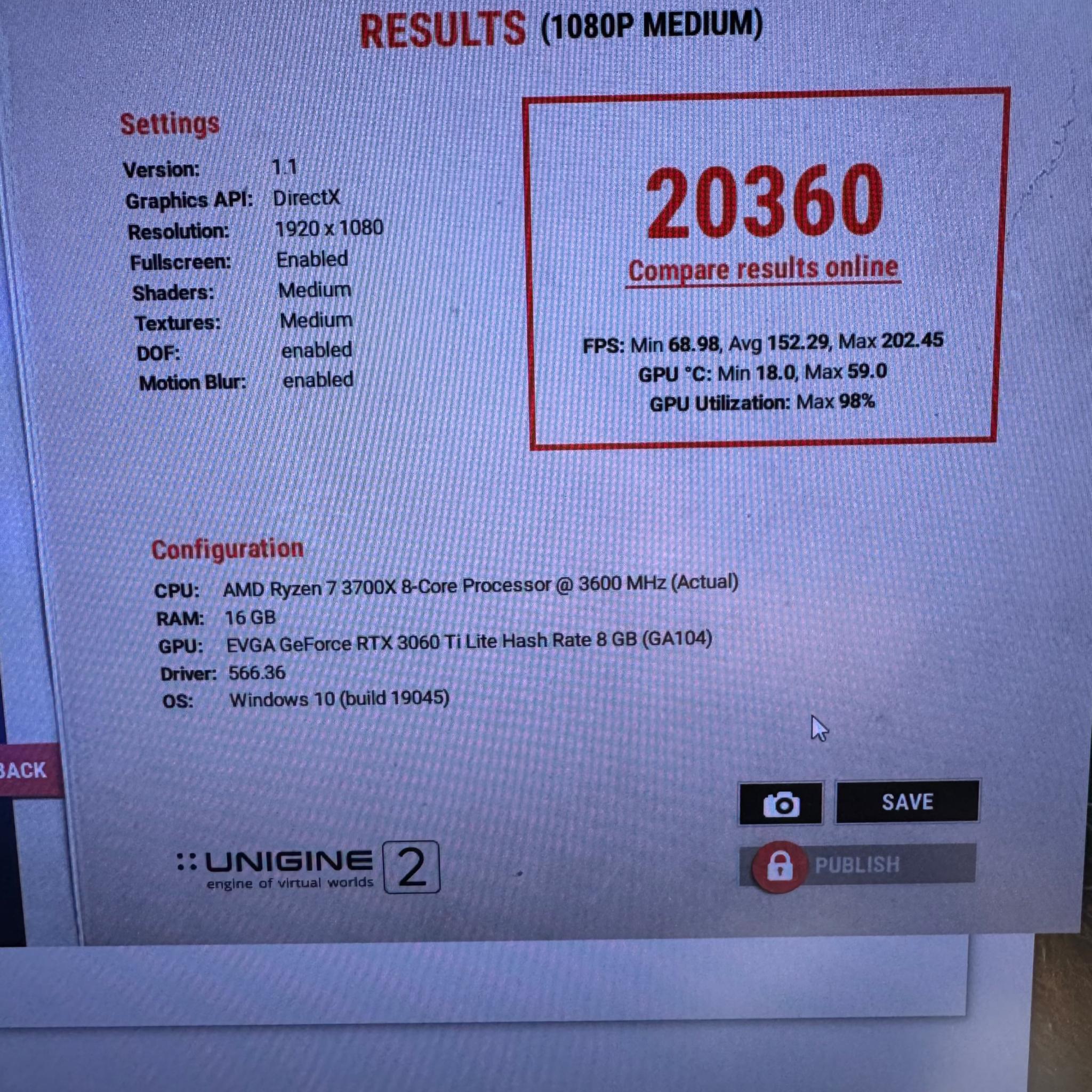 Gaming PC RTX 3060 ti