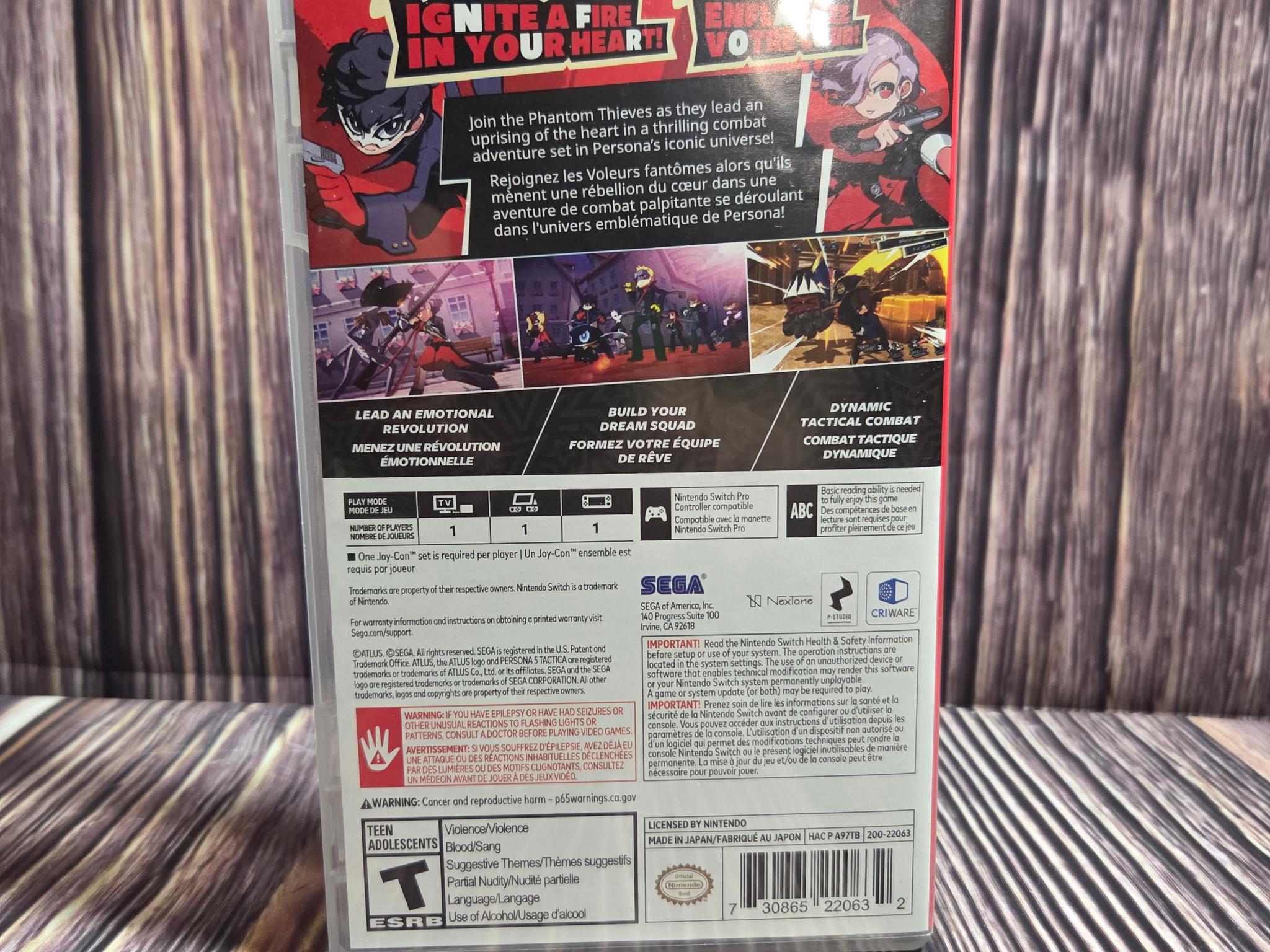 Persona 5 Tactica Nintendo Switch