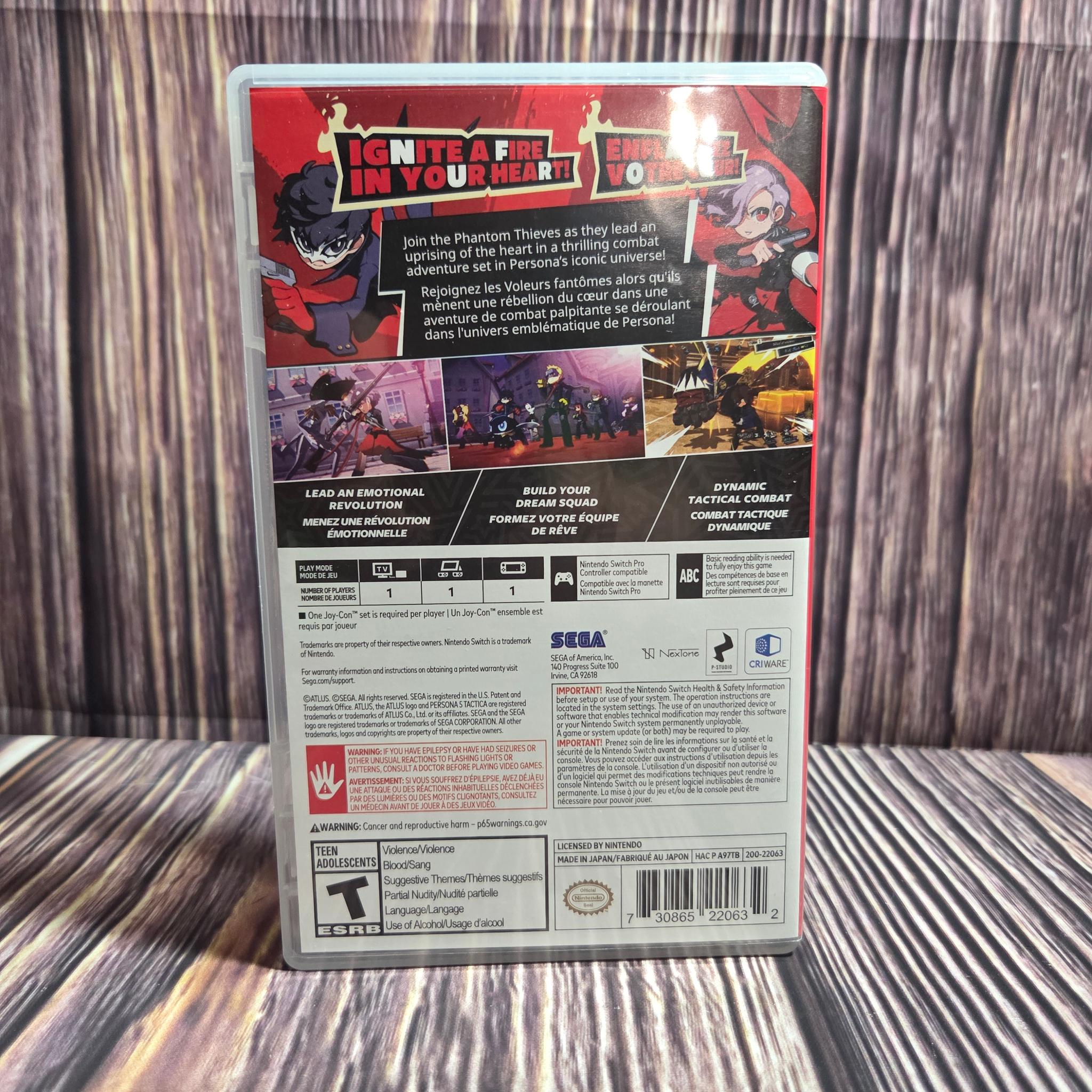 Persona 5 Tactica Nintendo Switch