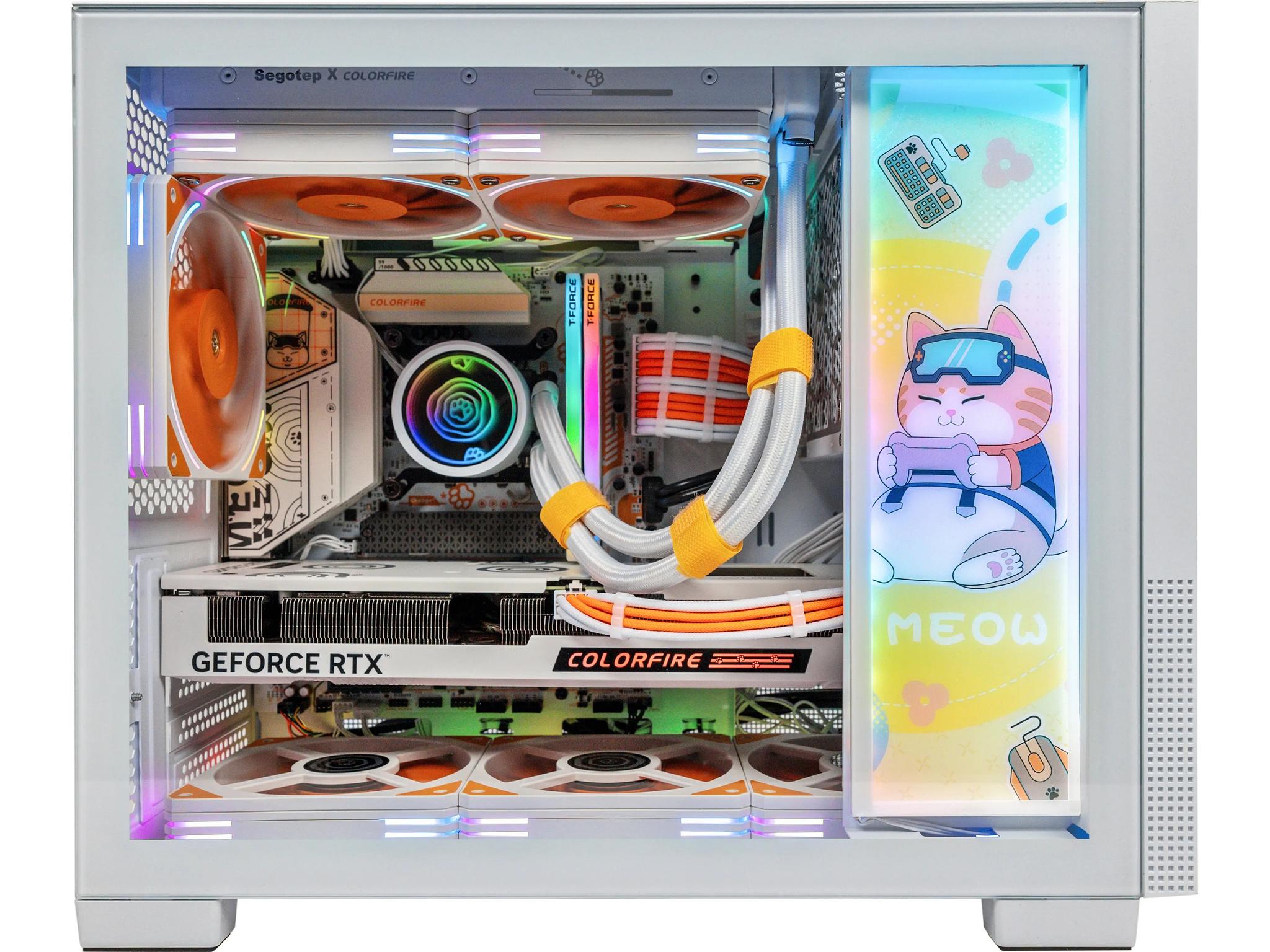 NextGenOEM Gaming PC GAMEOW i7-13700F 5.4GHz, RTX 4070 12GB, 2TB NVME SSD, 64GB RGB DDR5