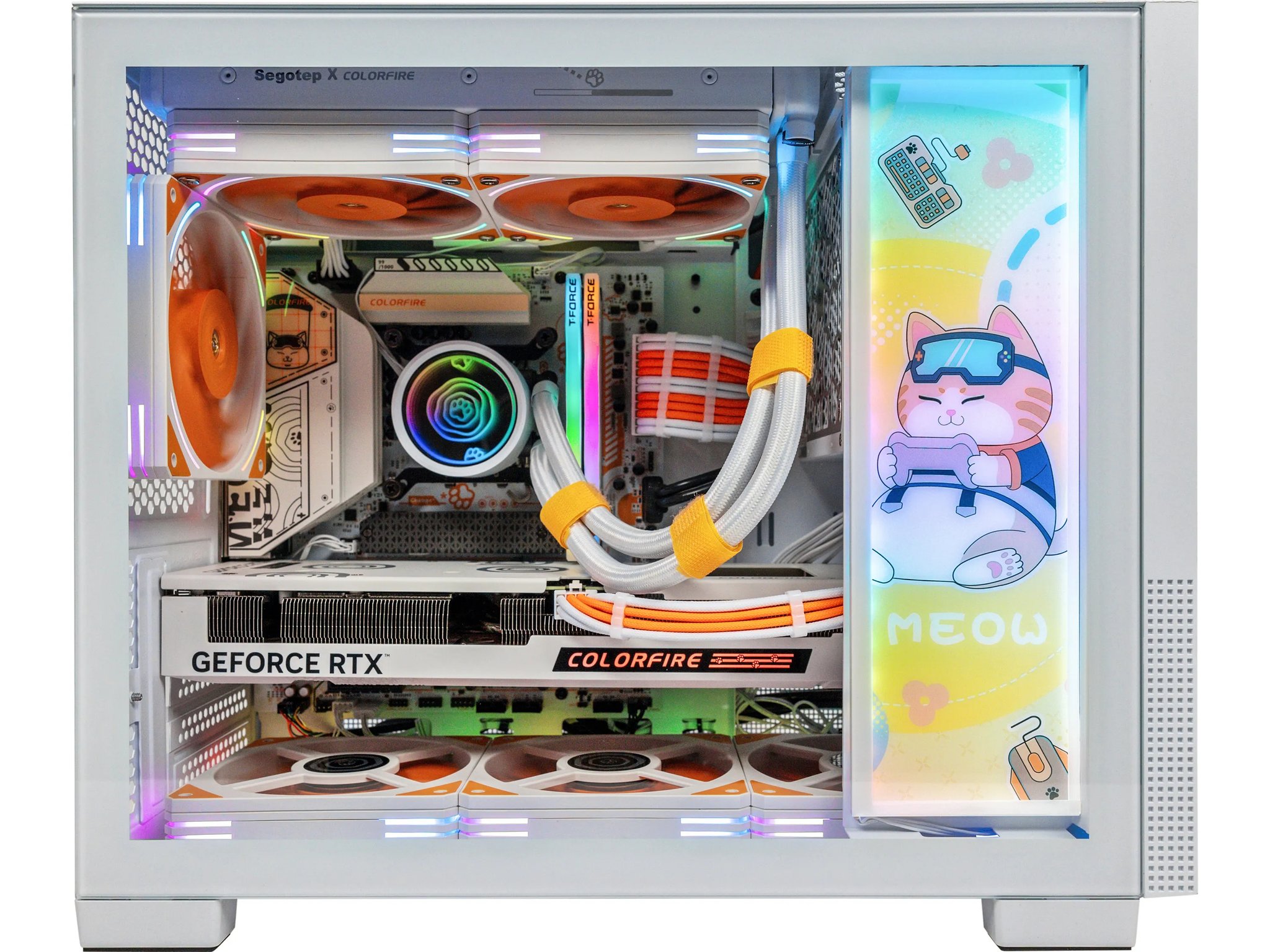 NextGenOEM Gaming PC GAMEOW i7-13700F 5.4GHz, RTX 4070 12GB, 2TB NVME SSD, 64GB RGB DDR5