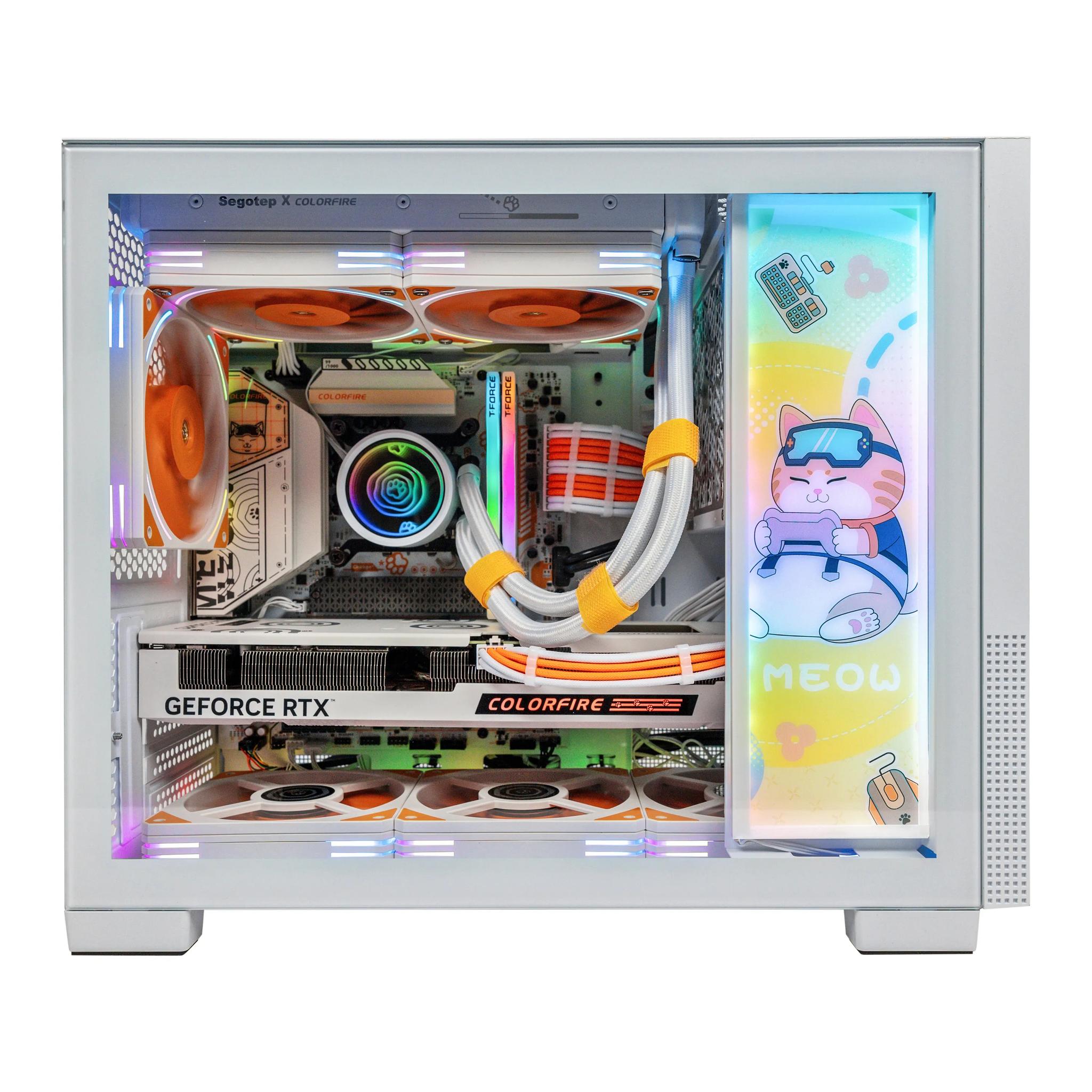NextGenOEM Gaming PC GAMEOW i7-13700F 5.4GHz, RTX 4070 12GB, 2TB NVME SSD, 64GB RGB DDR5