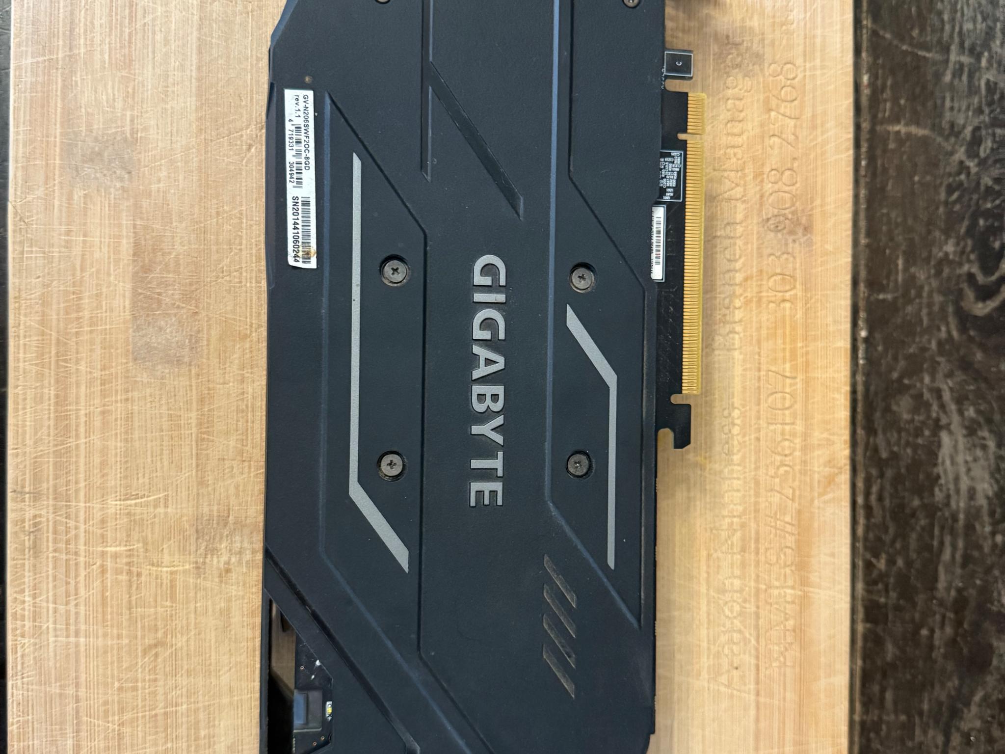 Gigabyte GEFORCE RTX 2060 super dual fan