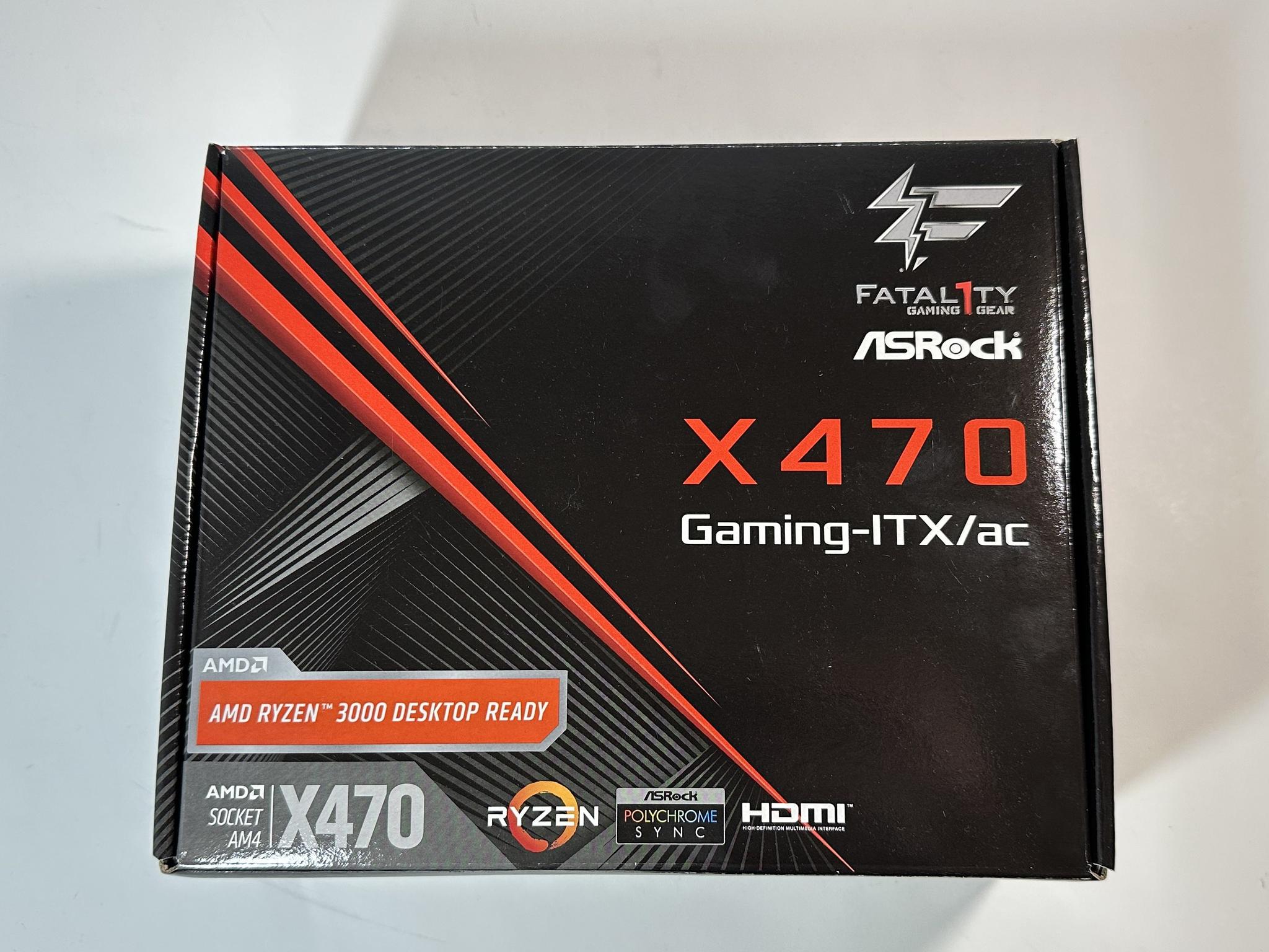 ASRock Fatal1ty X470 Gaming-ITX/ac Mini ITX AM4 Motherboard 5000 Series Ready