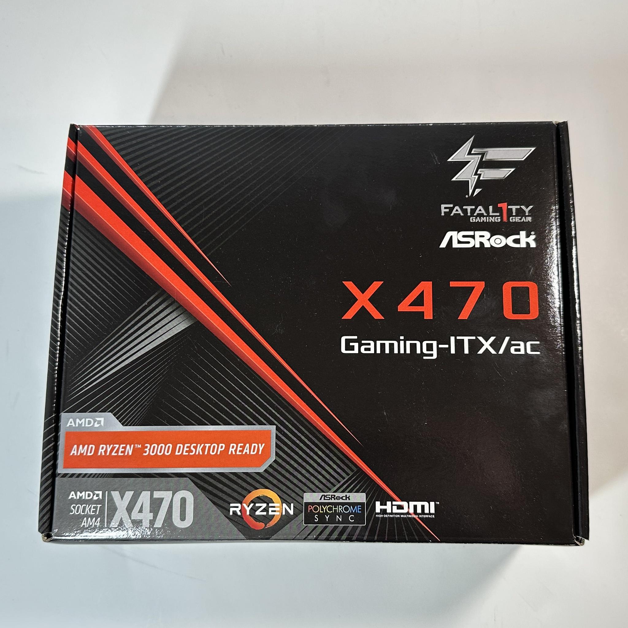 ASRock Fatal1ty X470 Gaming-ITX/ac Mini ITX AM4 Motherboard 5000 Series Ready