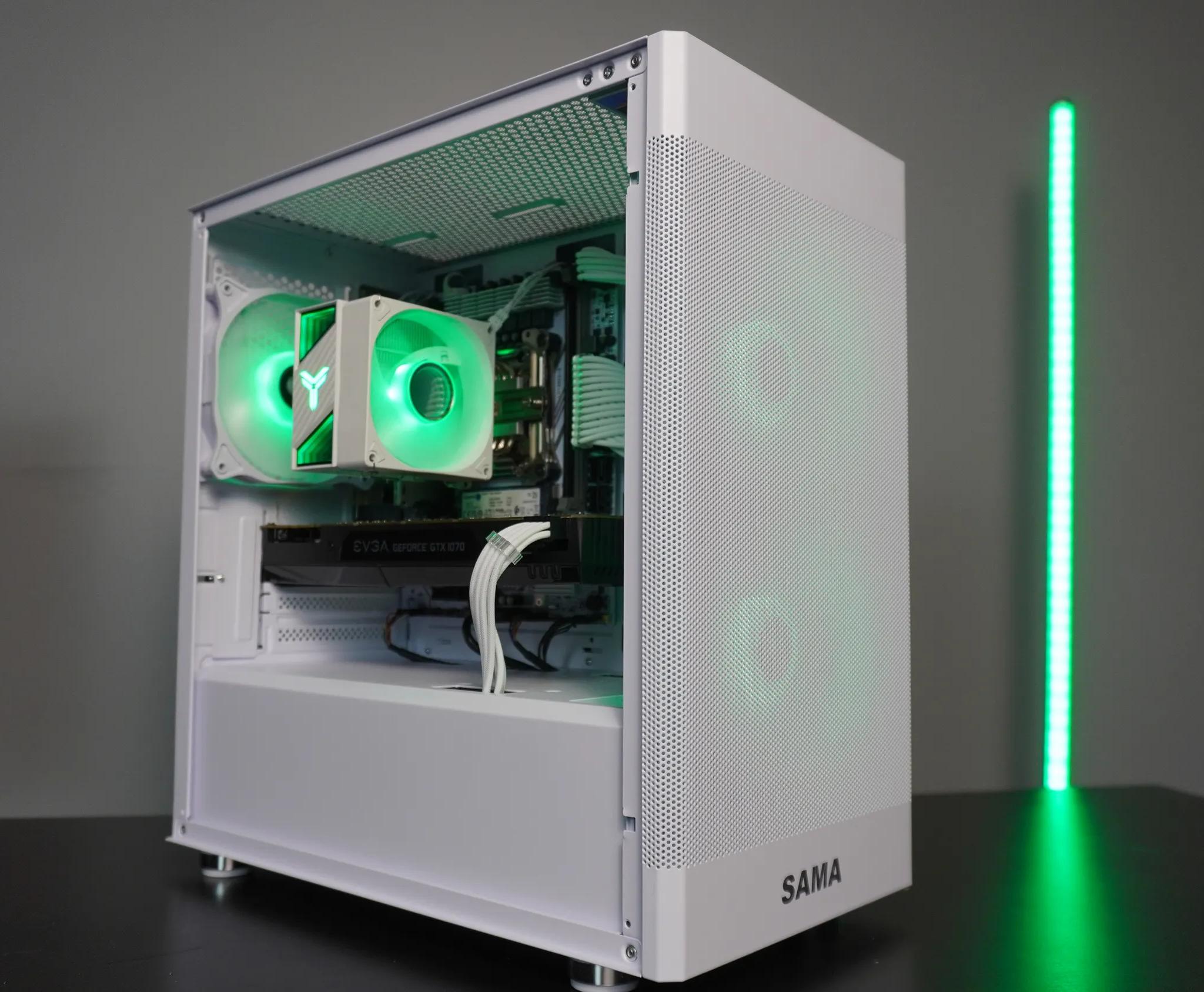 🤍CLEAN🤍 1080p Value PC 💚GTX 1070 8gb 💙Intel Xeon 10 Cores 20 Threads | 16GB RAM | 1TB NVME