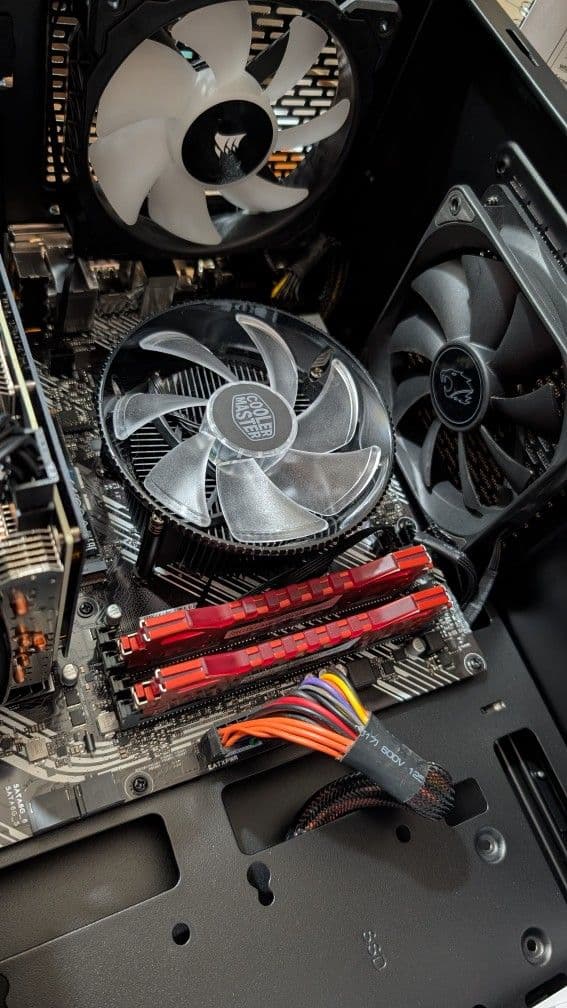 Desktop Gaming PC, Asus Prime B450m, 16GB, Ryzen 5 2600, EVGA 3060 Ti XC