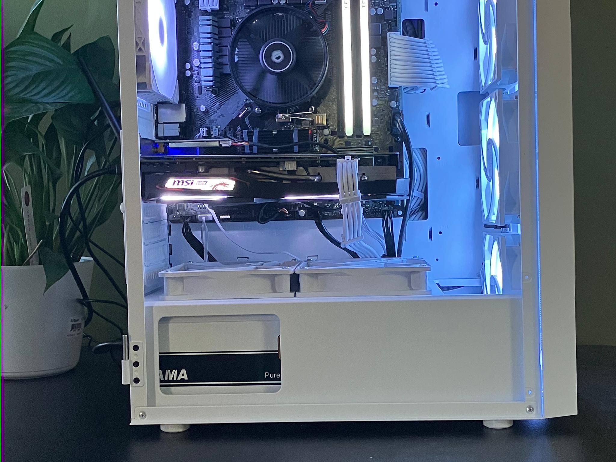 🦃Black Friday Sale! 🦃White RGB Gaming PC Ryzen 5 Nvidia GTX 1660 SUPER 16 gb 512gb Wifi Win11pro