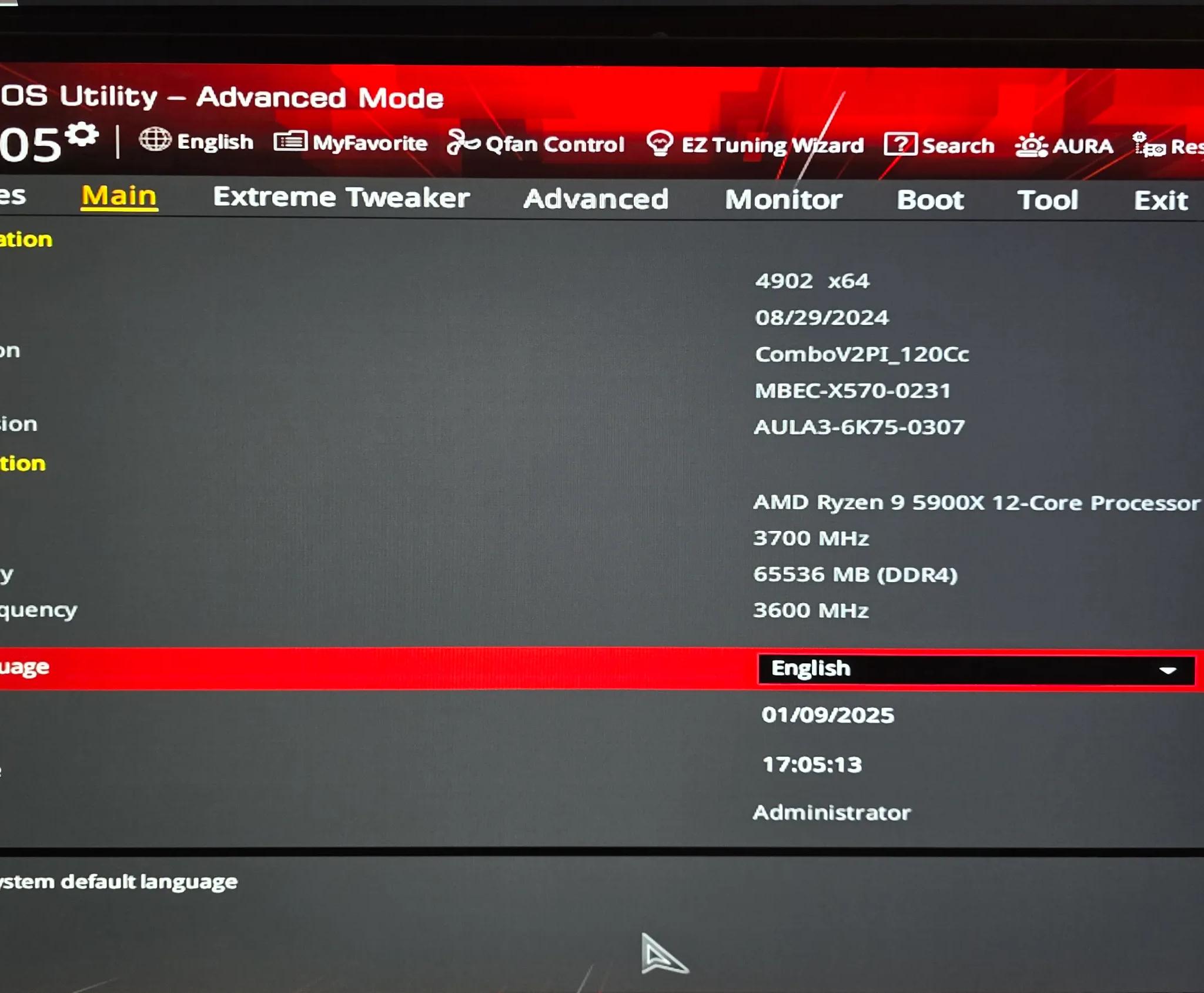 Asus Crosshair VIII Dark Hero X570