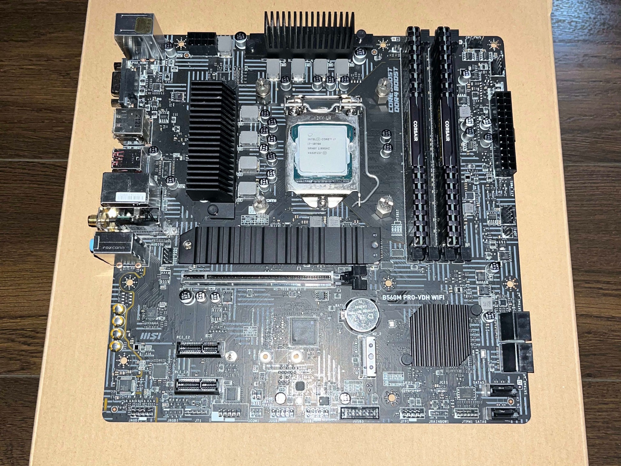 10700/ MSI B560M/ 16GB/ 500GB SSD COMBO