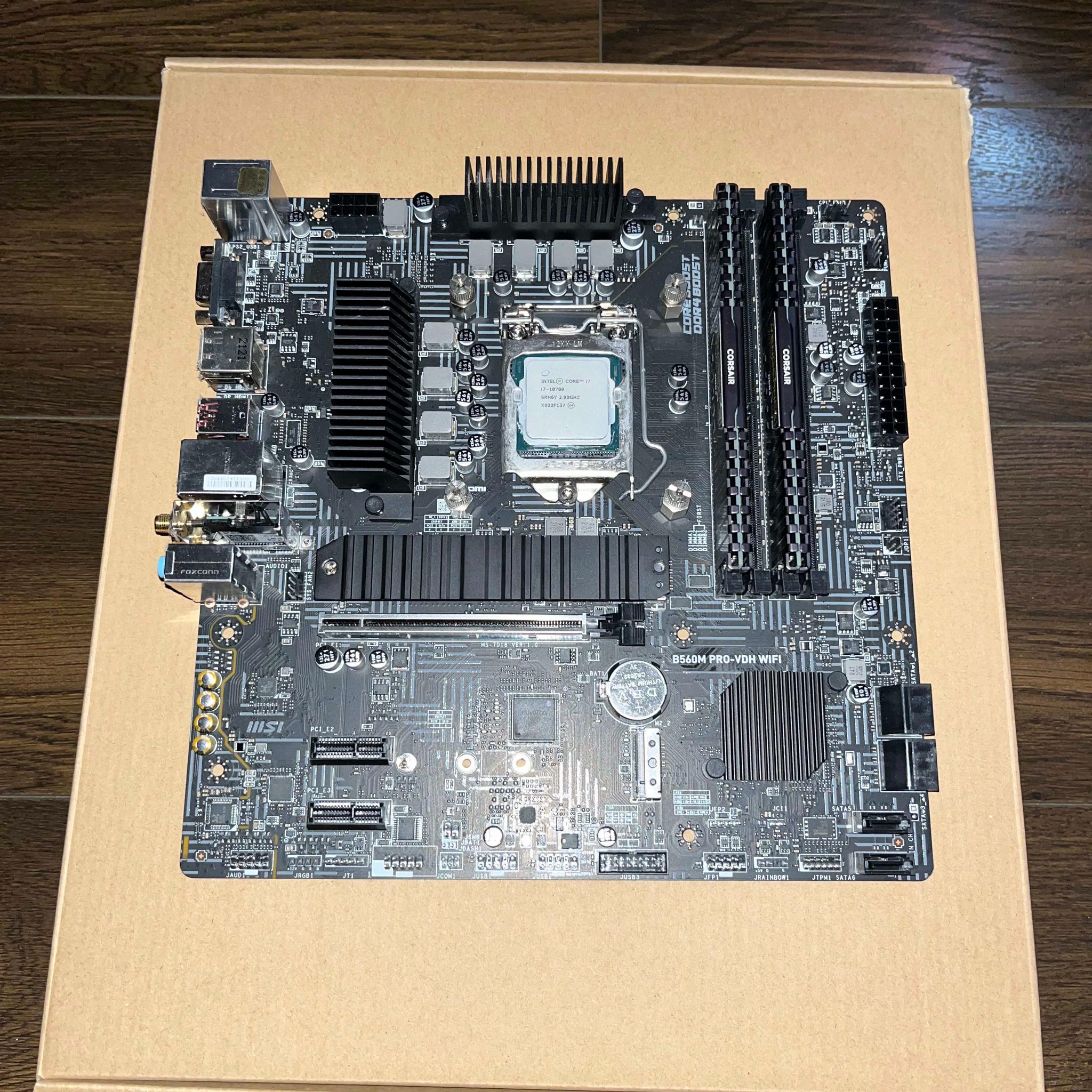 10700/ MSI B560M/ 16GB/ 500GB SSD COMBO