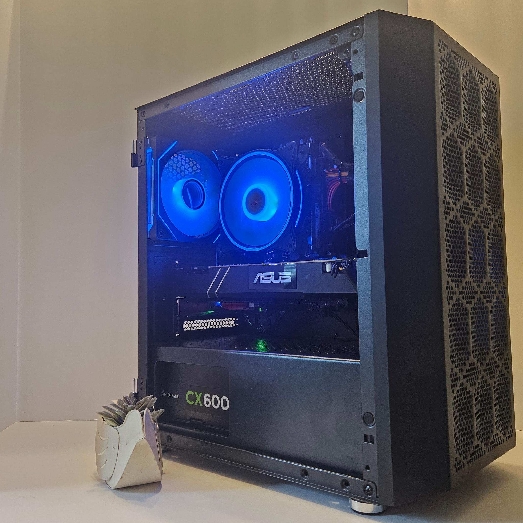 10-Core Xeon E5-2680 v2 | GTX 1080 | 32GB RAM | NVMe SSD+HDD | Win 11 Custom PC