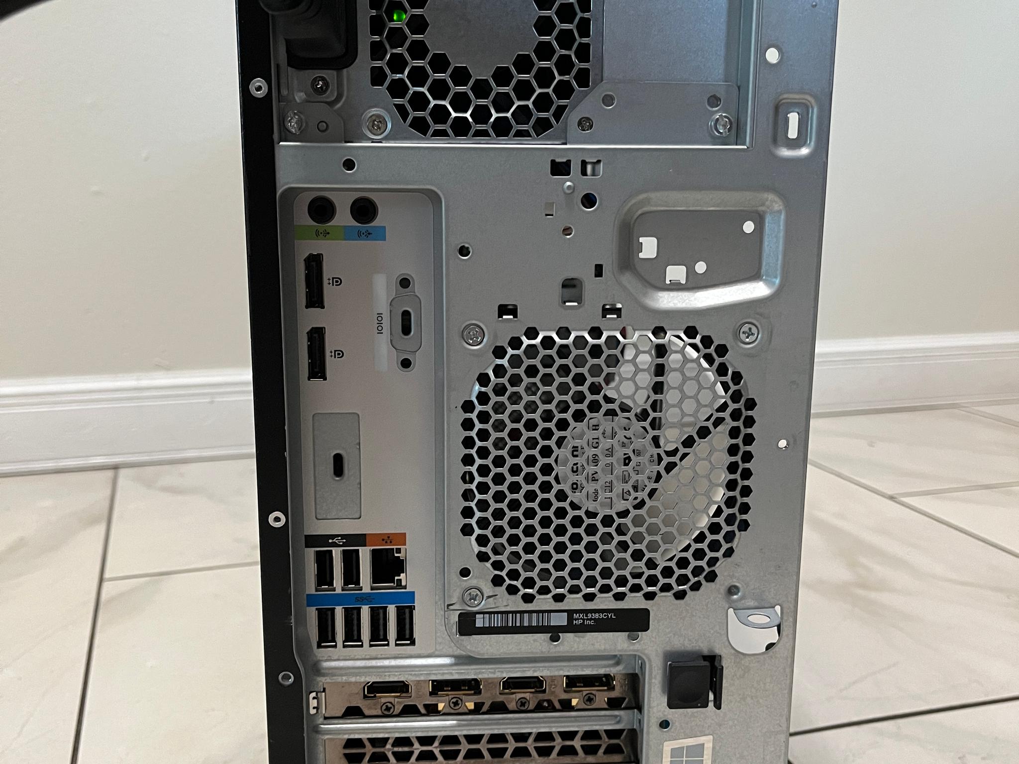 NVIDIA RTX 3070, Intel Core i7-8700, 16GB RAM, 1.2TB Storage- High FPS HP Z4 Gaming PC w/ Wi-Fi & BT