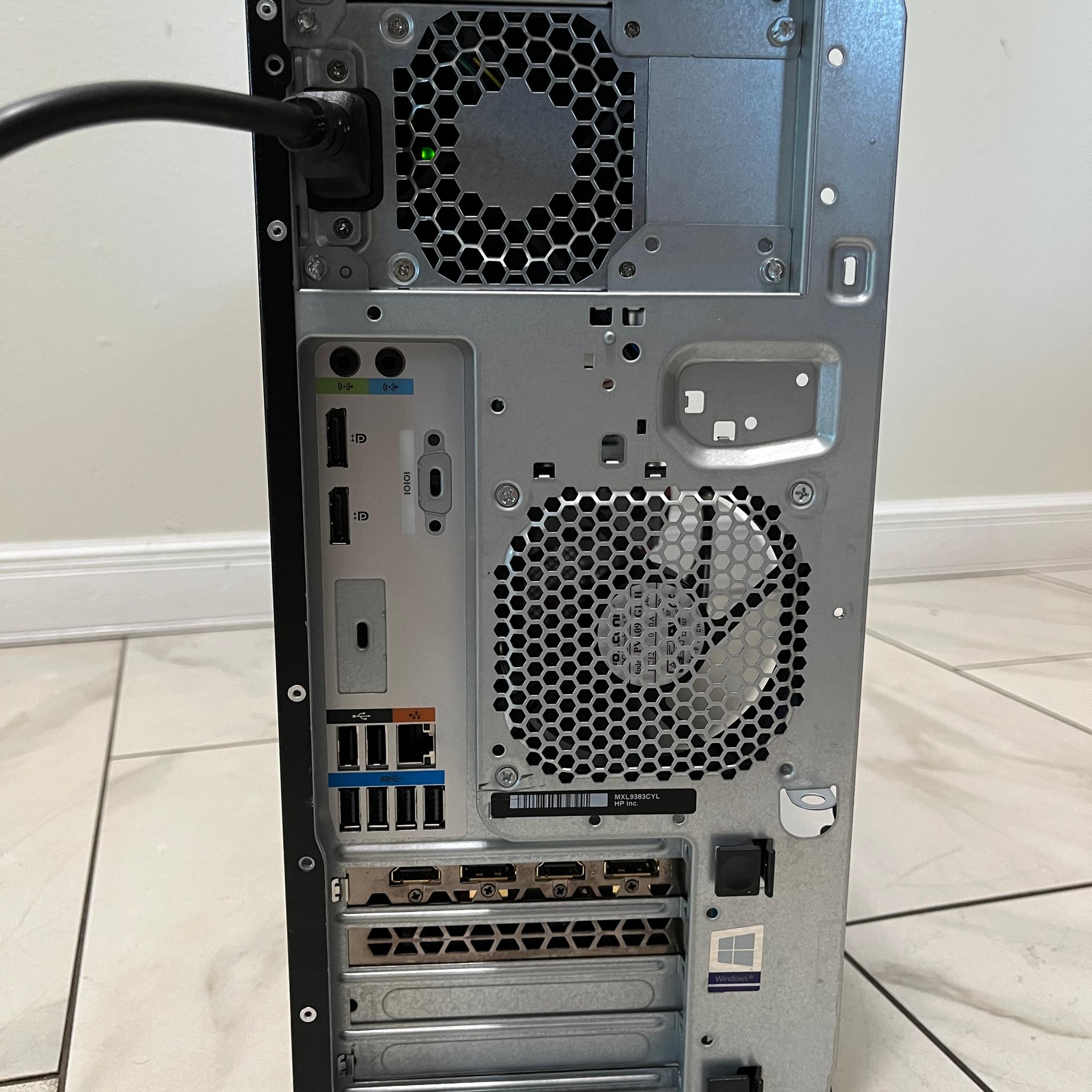 NVIDIA RTX 3070, Intel Core i7-8700, 16GB RAM, 1.2TB Storage- High FPS HP Z4 Gaming PC w/ Wi-Fi & BT
