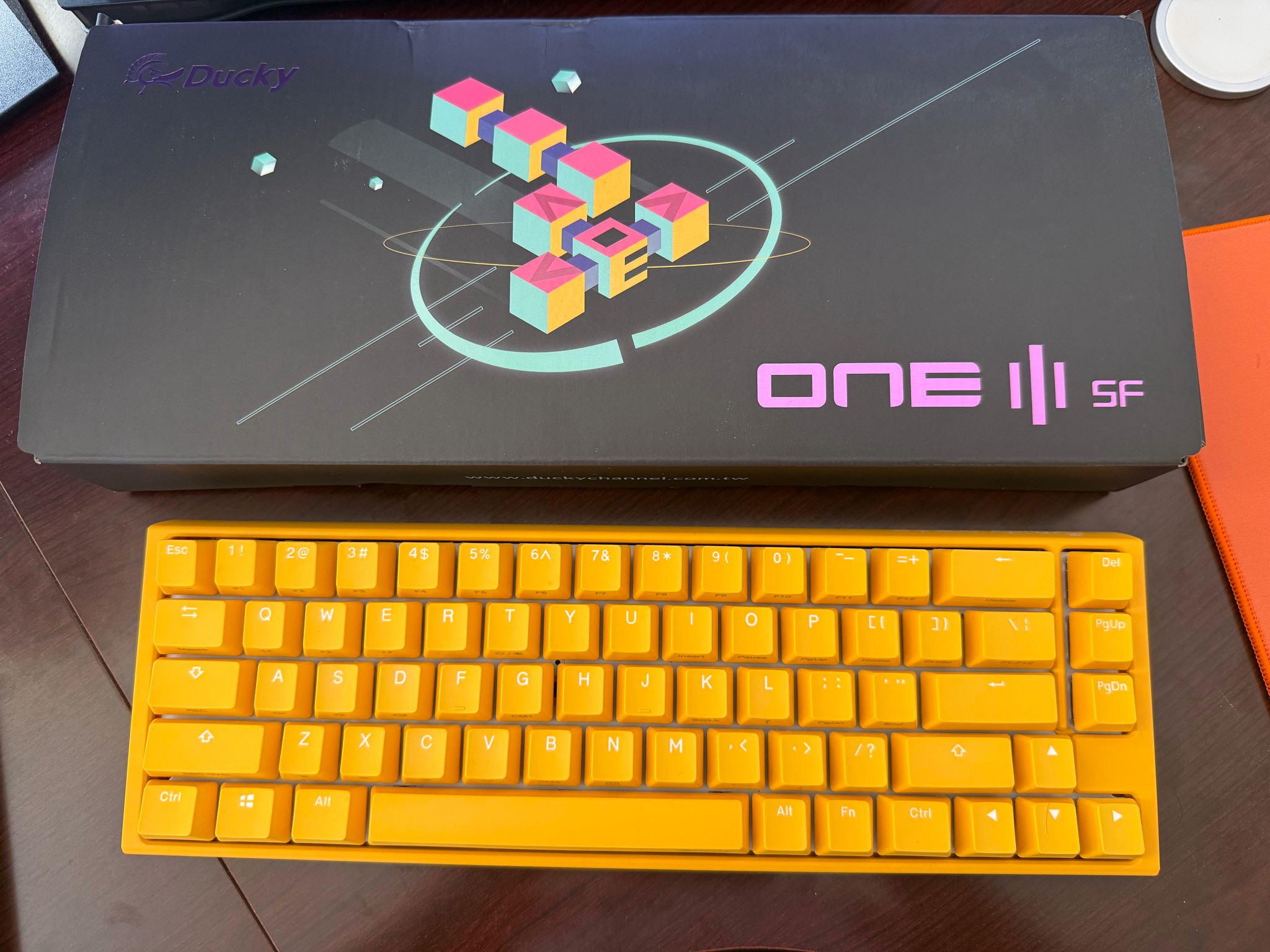 Yellow Ducky One 3 SF 65% Hotswap RGB Double Shot PBT Mechanical Keyboard