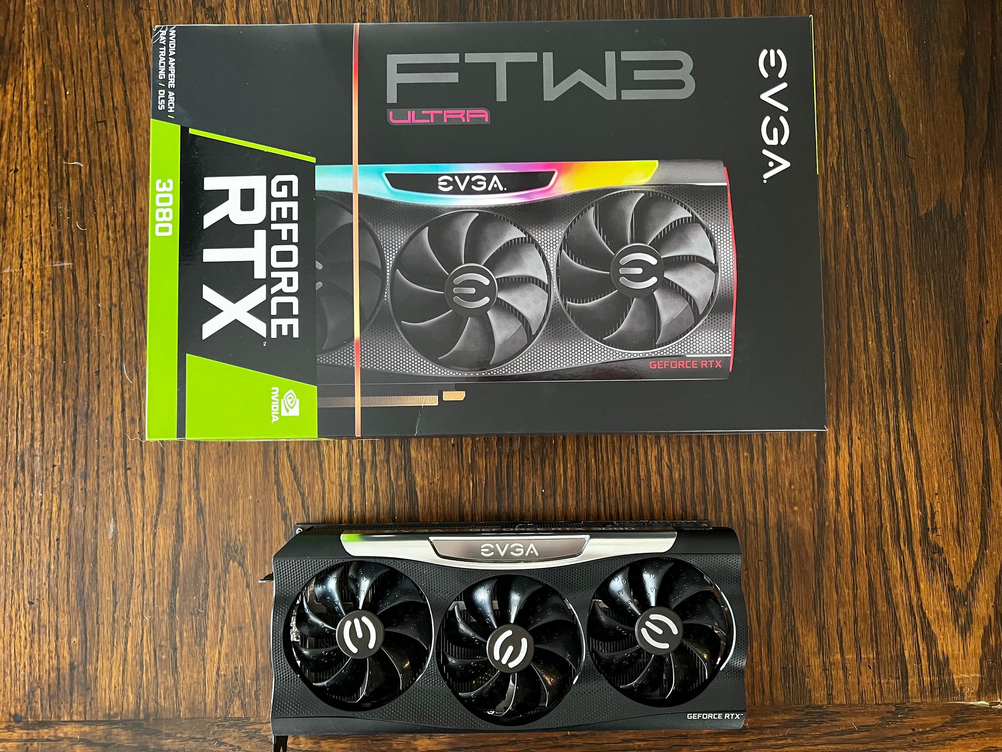 EVGA GeForce RTX 3080 FTW3 ULTRA GAMING 10GB GDDR6X Graphics Card Nvidia GeForce