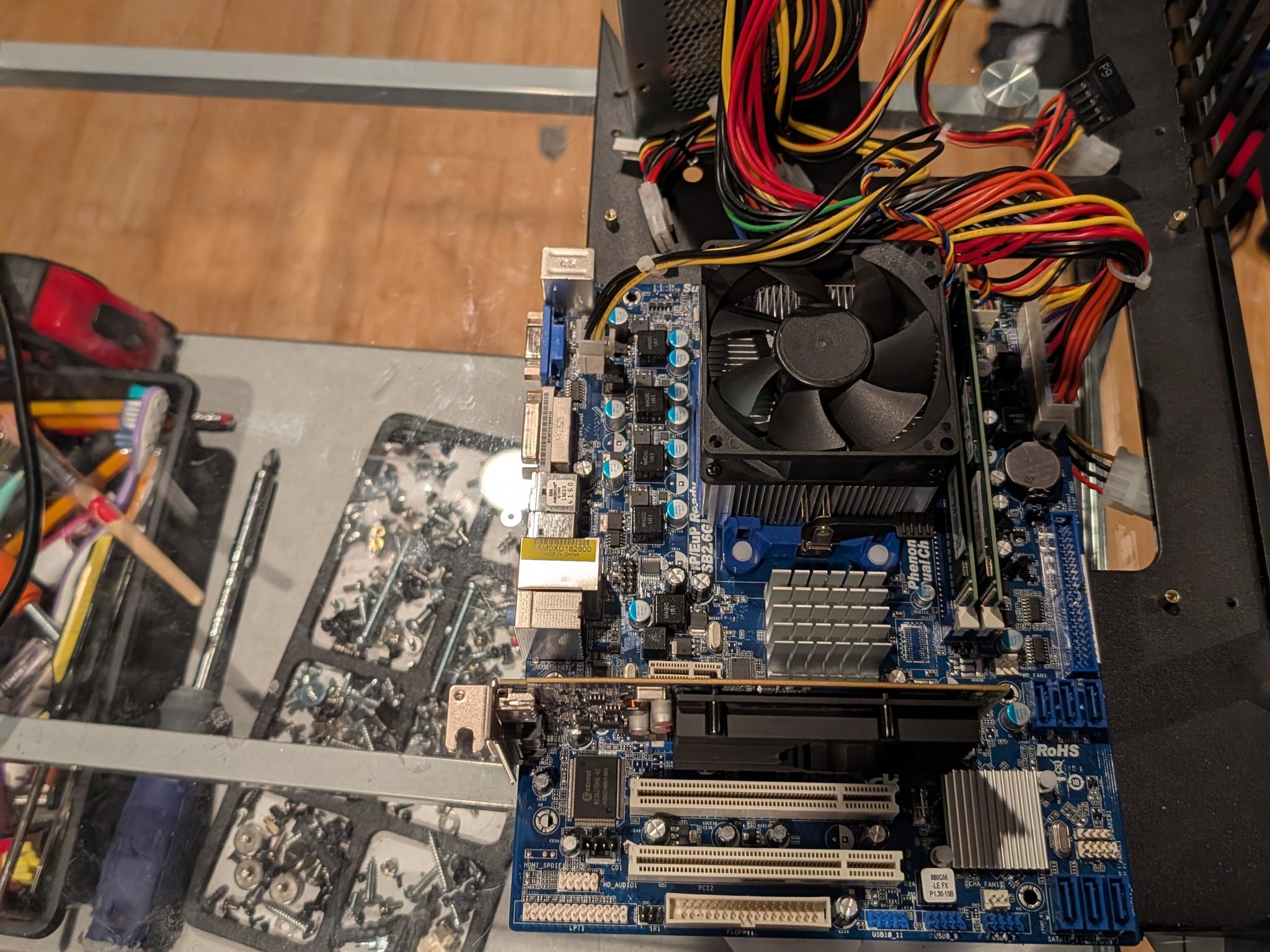 Cpu GPU, ram, motherboard cooler and power supply combo
