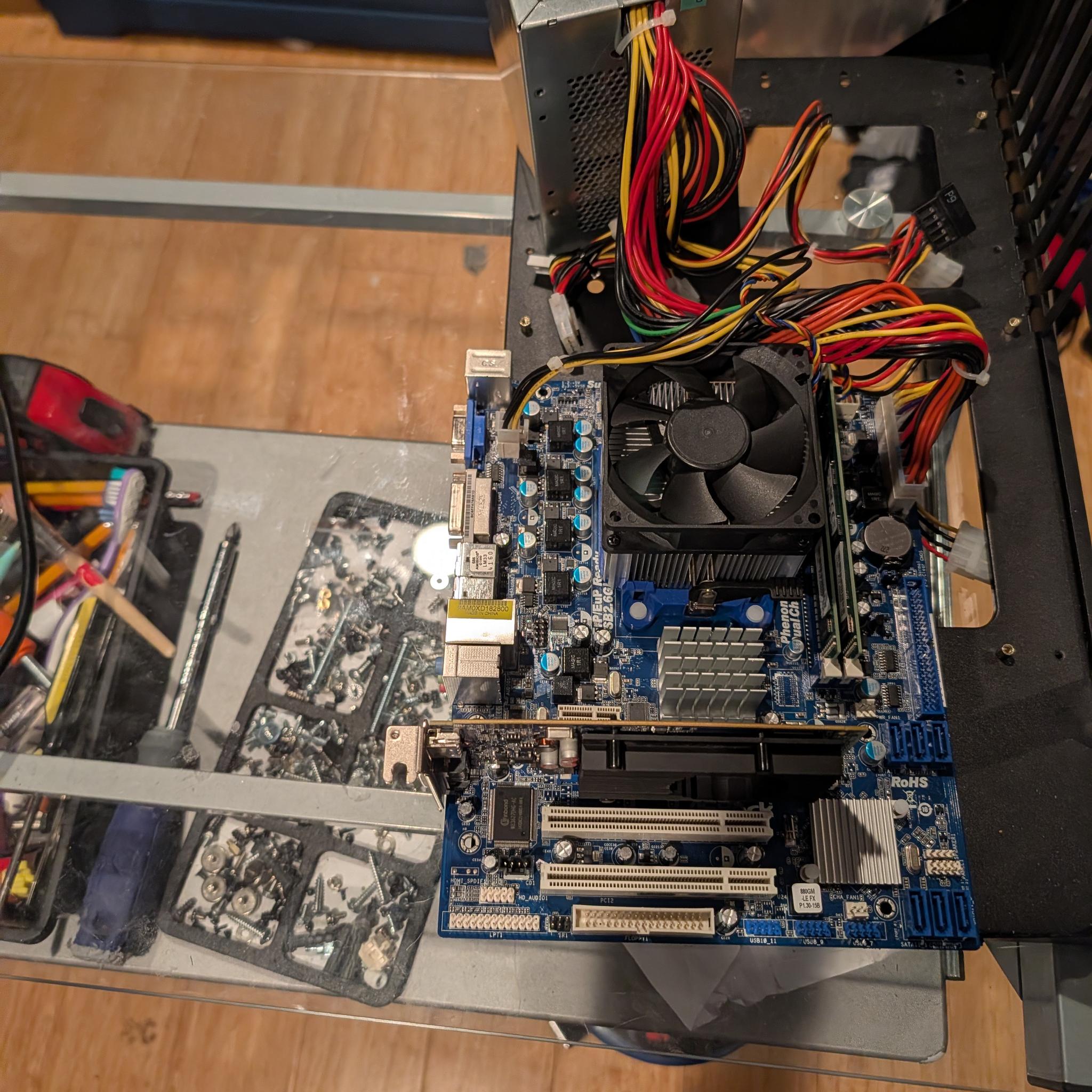Cpu GPU, ram, motherboard cooler and power supply combo