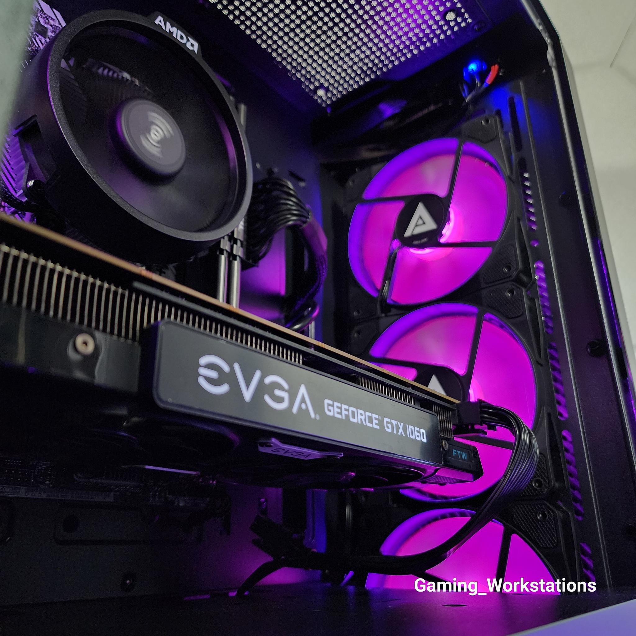 🖤💜GTX 1060 // Ryzen 5 1400 // 16GB 3200MHz // 512GB NVMe Gen 3