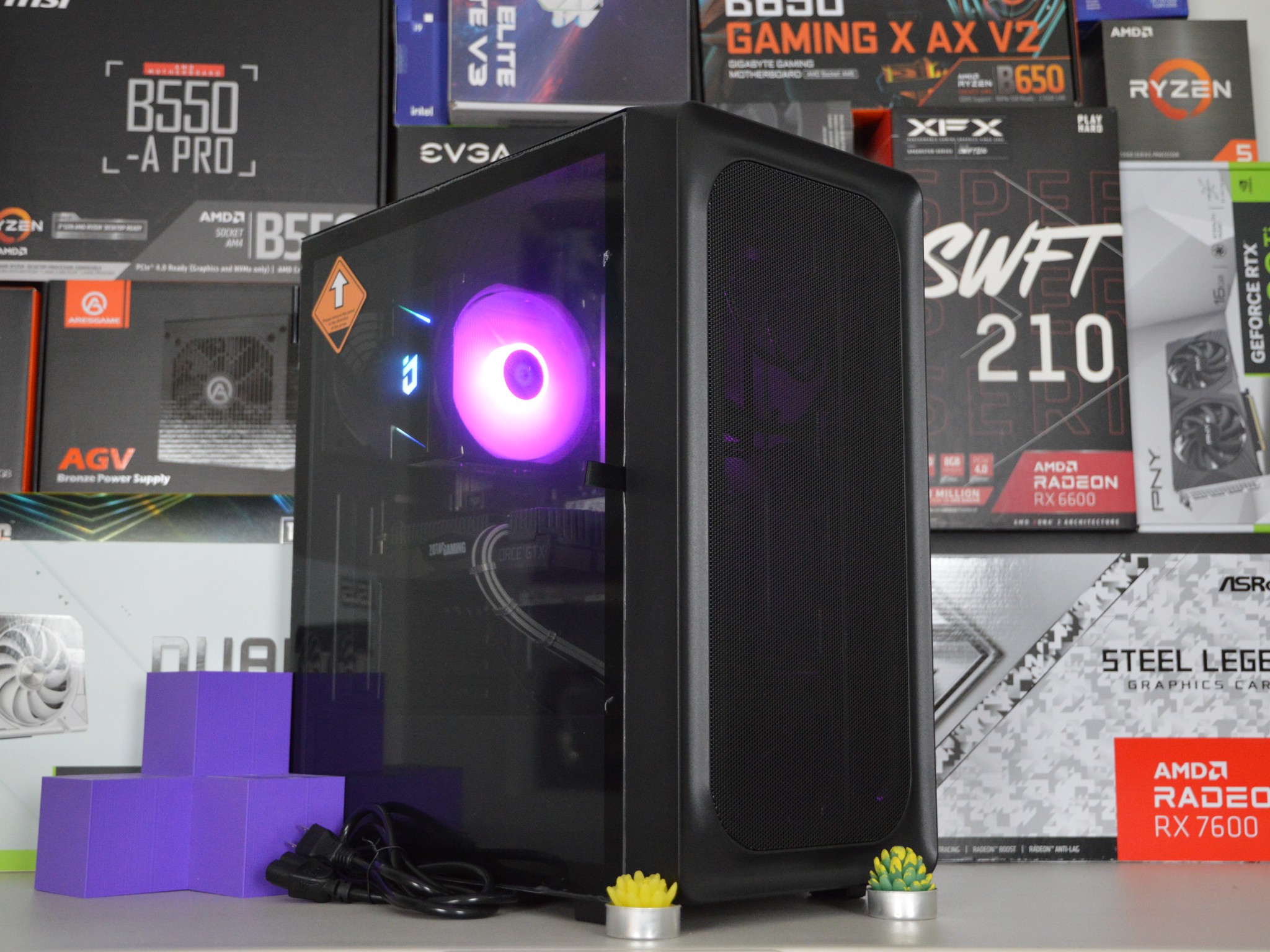 ⚪🐍| GTX 1660 Ti 6GB | RYZEN 5 3600 | 16GB DDR4 RAM | 1TB NVME SSD | Silver Serpent 2.0 |