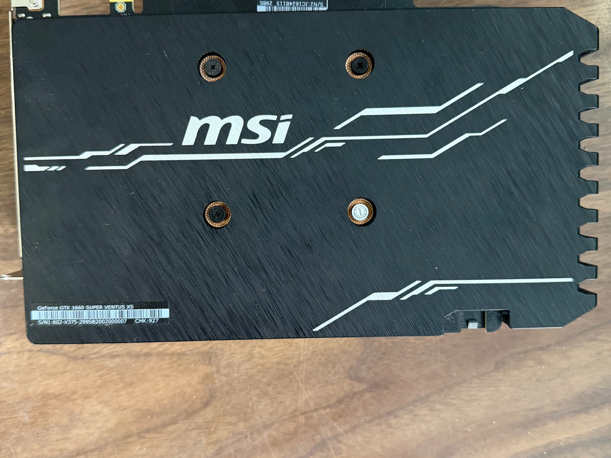 MSI GTX 1660 Super 6GB Vram