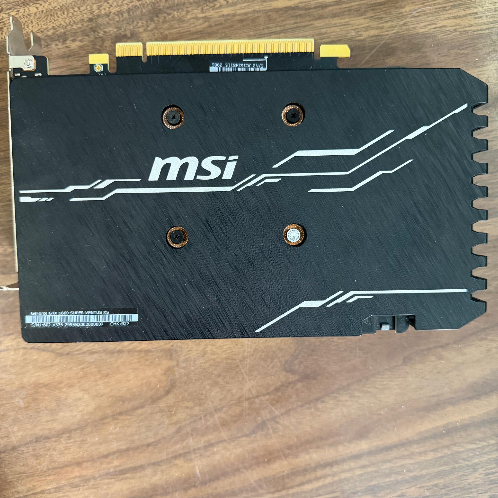 MSI GTX 1660 Super 6GB Vram