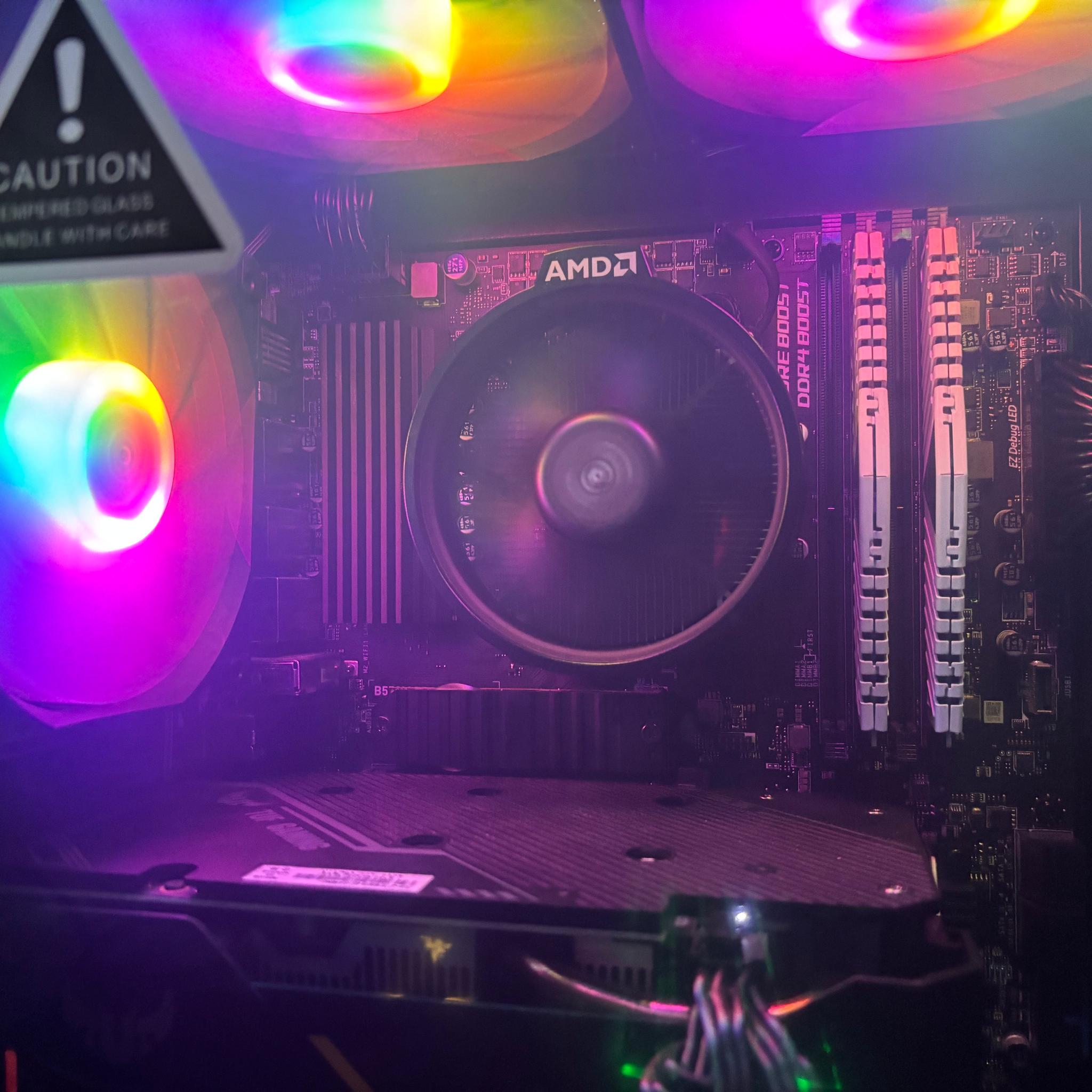 Ryzen 5 5500 | 1650 Super | 16GB RAM | 512GB SSD M.2 NVMe | Built in Wifi/BT Gaming PC