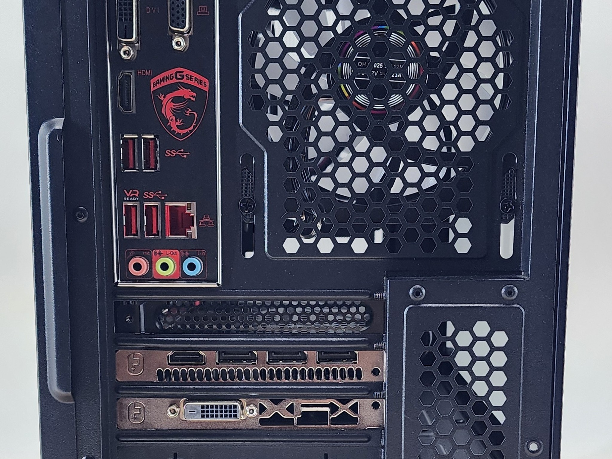 Gaming PC Ryzen 5 2600 16GB RAM 256GB SSD+1TB HDD RX 570 8GB Windows 11 Computer