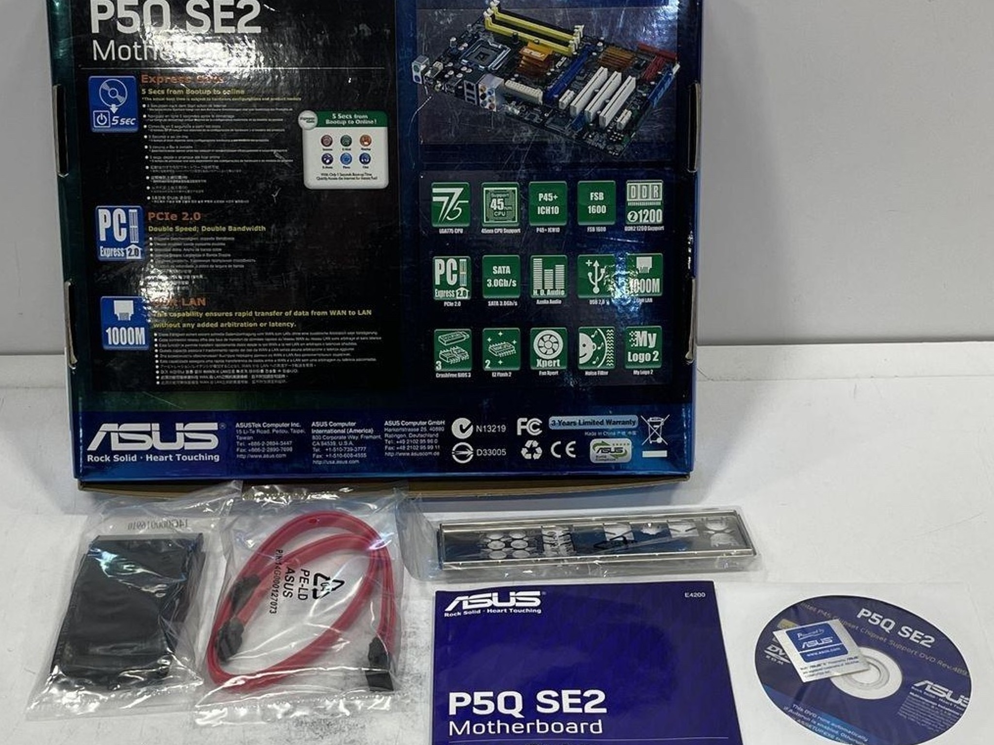 Asus P5q Se2  Socket 775 Retro Beast !