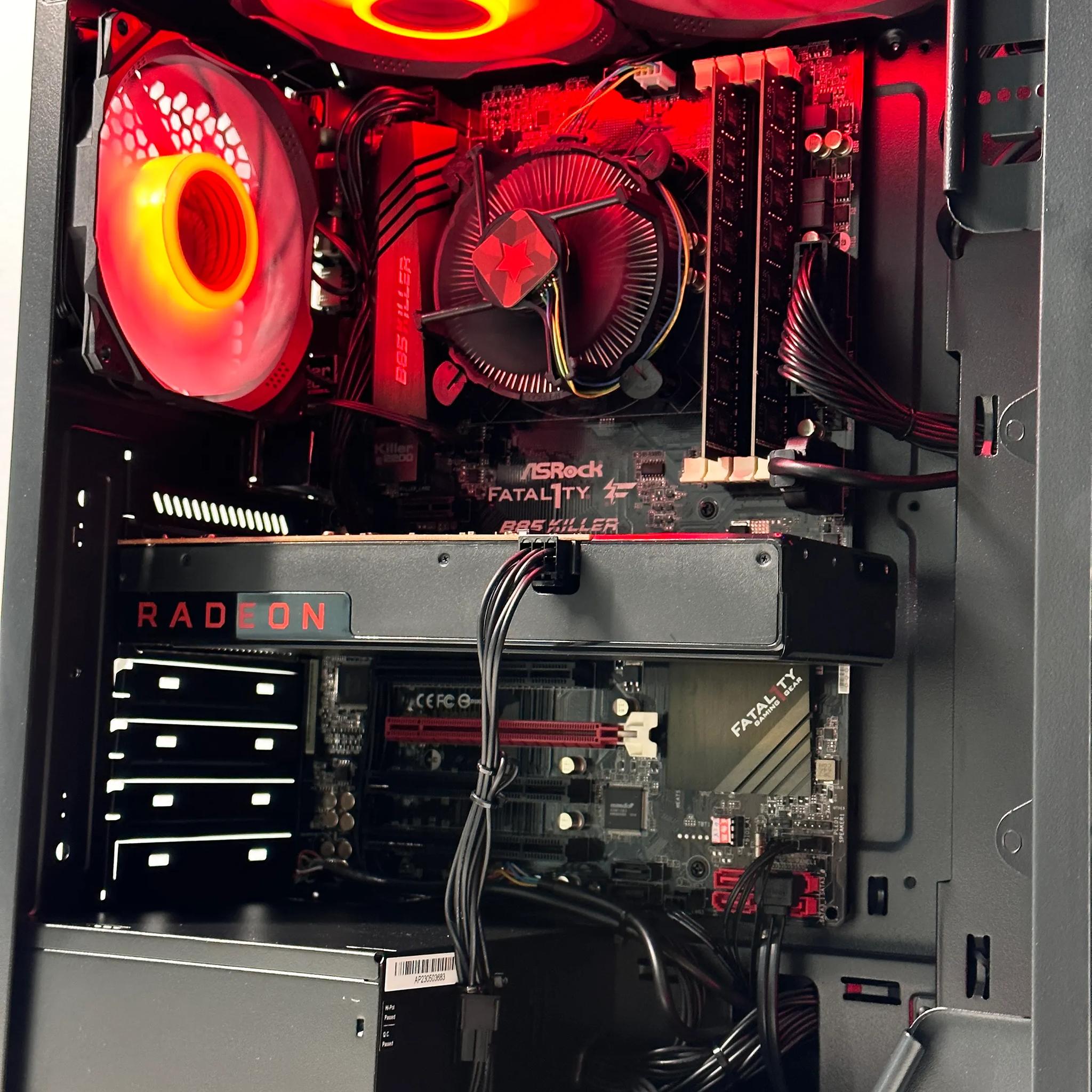 🩸Fatal1ty🩸AMD RX 580🕹️Intel Xeon 1241 V3🕹️16GB  RAM🕹️500GB SSD