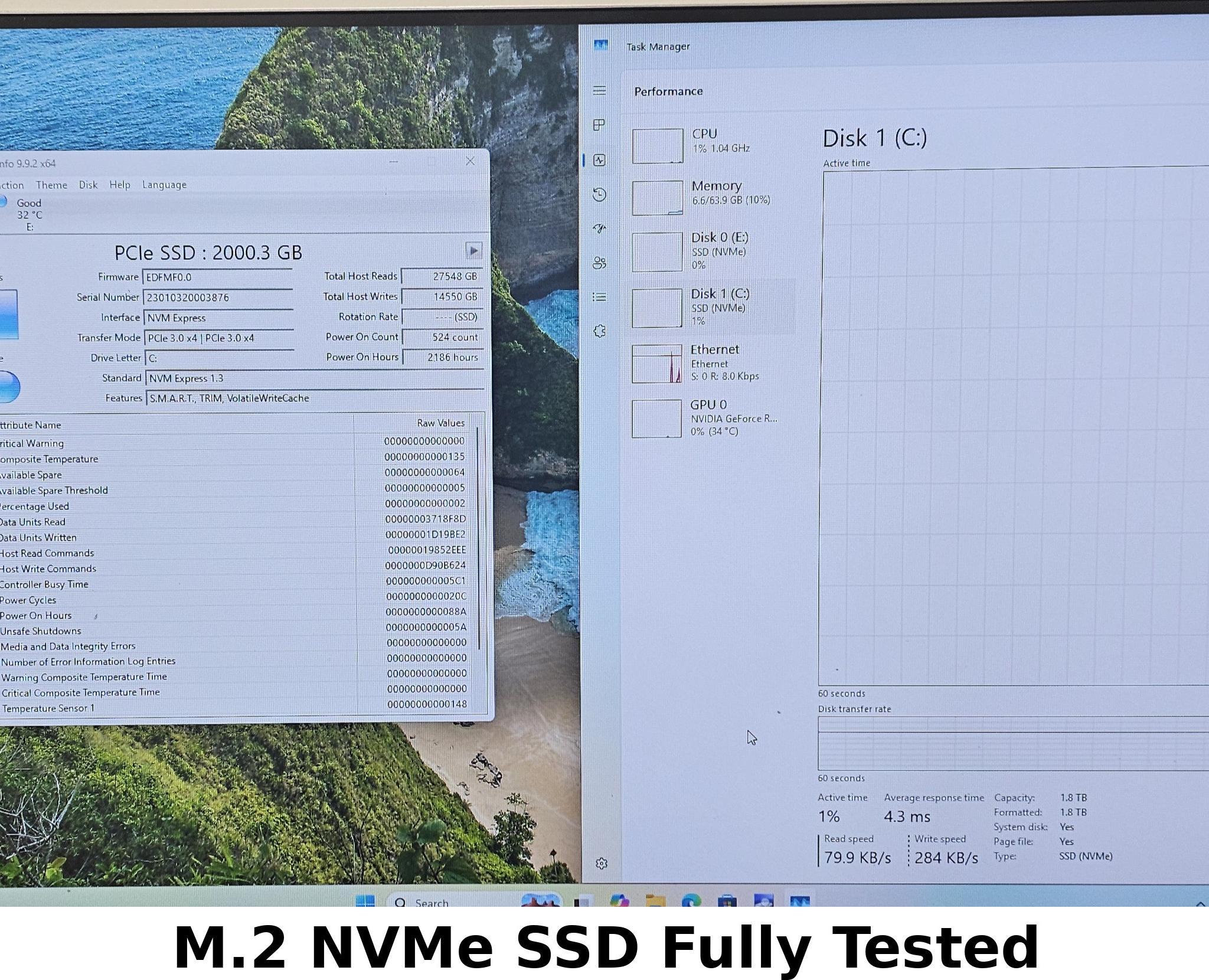 1TB NVMe M.2 SSD Samsung MZVLQ1T0HBLB Gen3