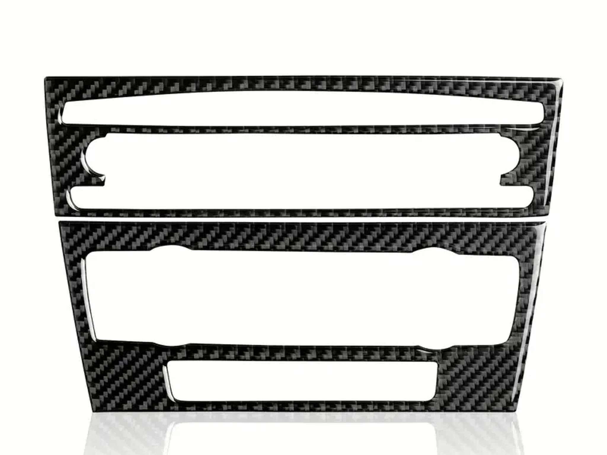 Premium Carbon Fiber CD Panel Decal for BMW E90/E92/E93 (2005-2012)
