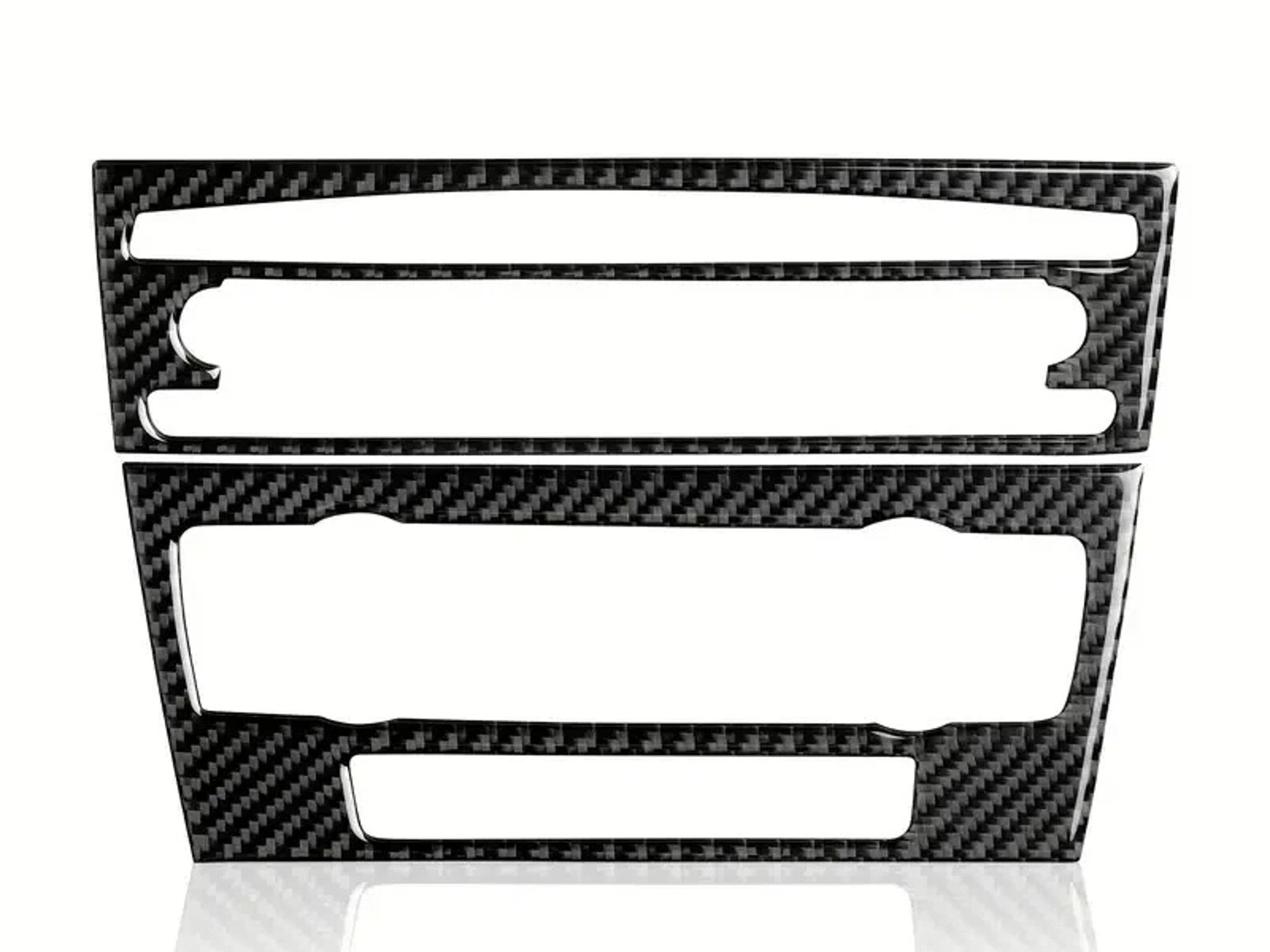 Premium Carbon Fiber CD Panel Decal for BMW E90/E92/E93 (2005-2012)