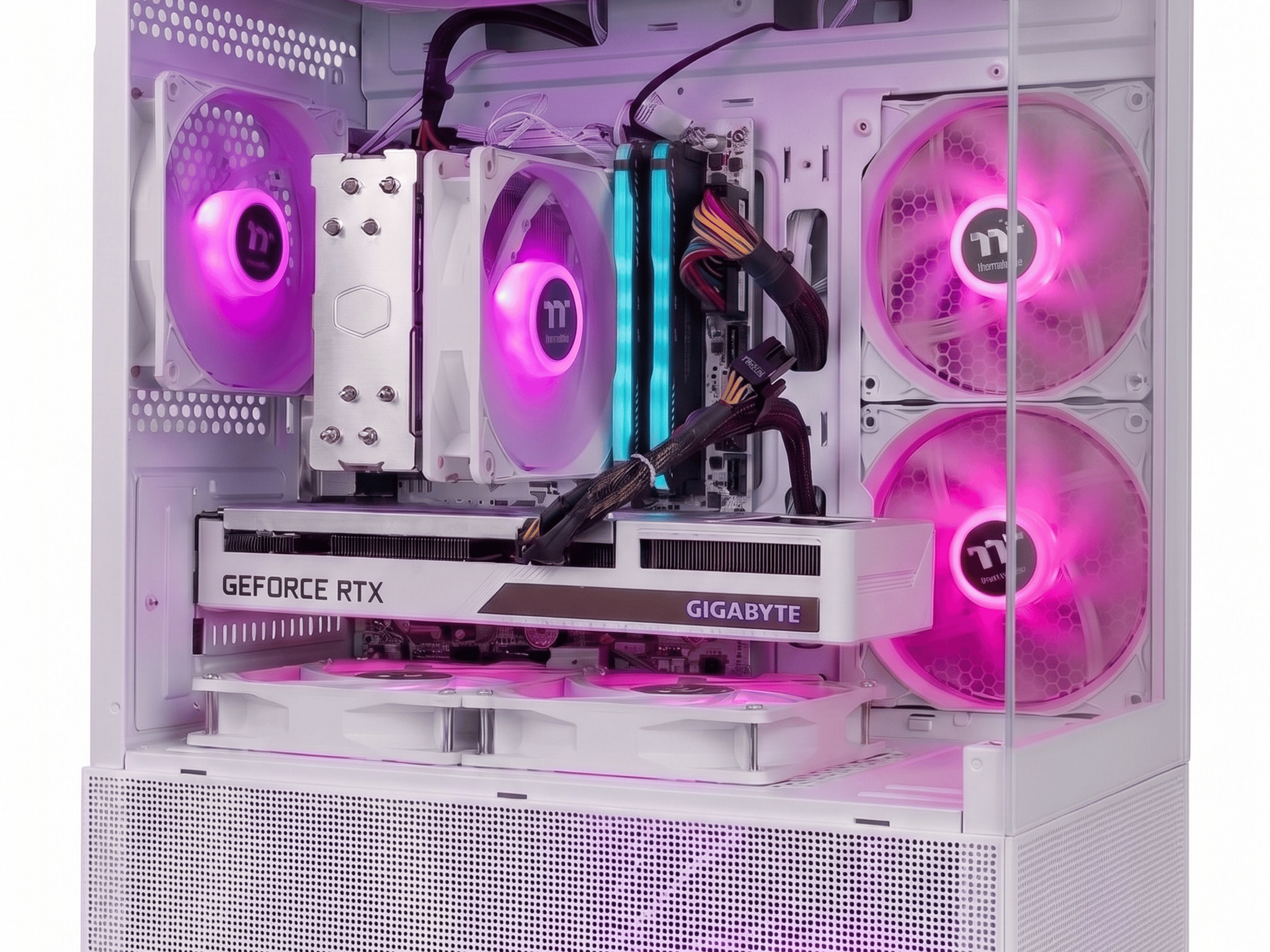White Out RTX 3060 12GB Gaming PC - Ryzen 5500 | 16 GB DDR4 | 512 GB SSD