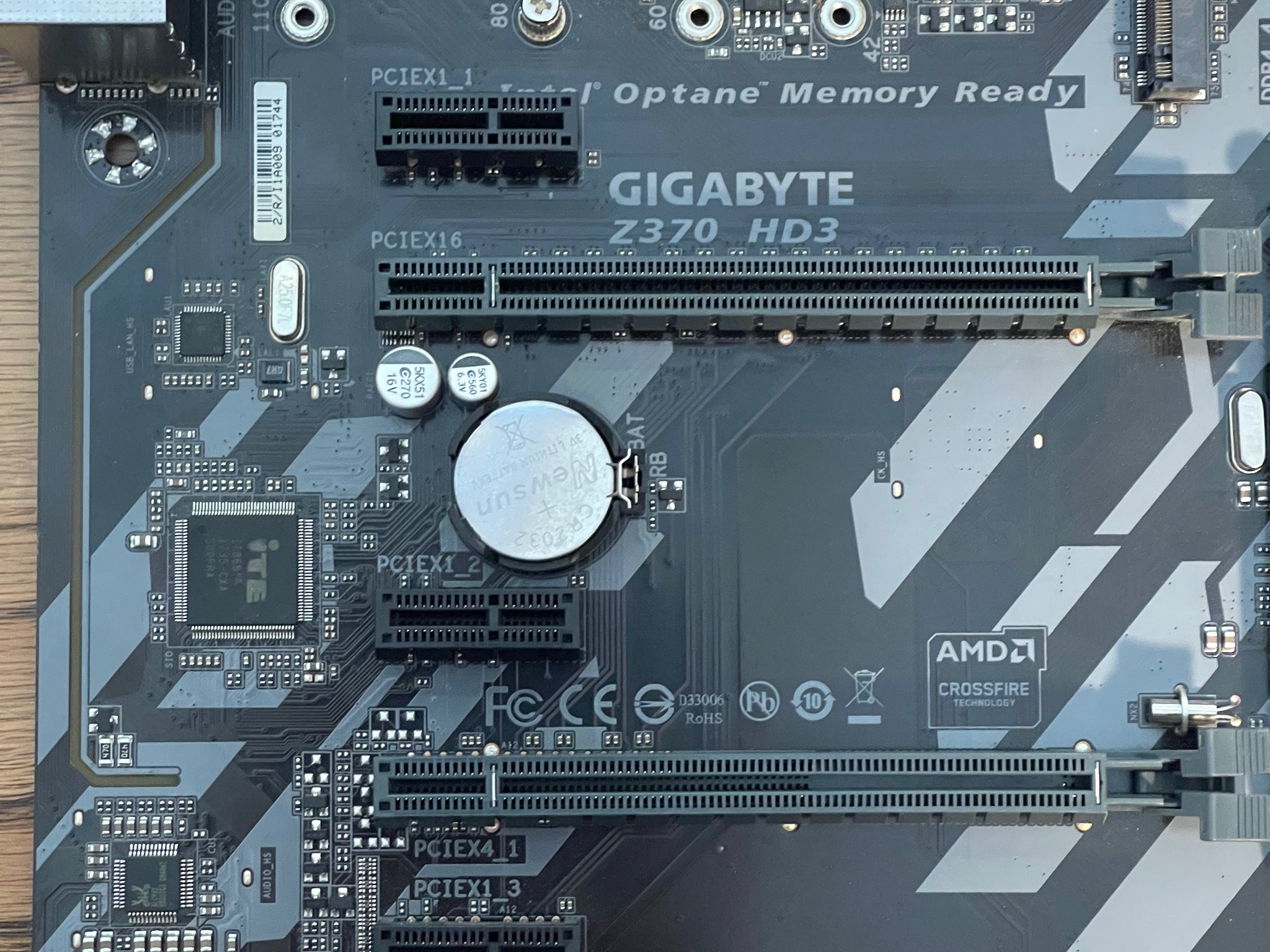 Used, Gigabyte z370 HD3, i7-8700, 16GB, 256GB