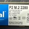 Crucial 500 GB NVME SSD (100% Health)