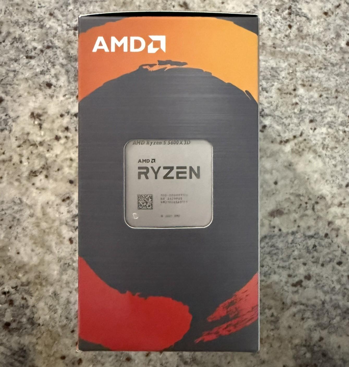 *NEW | SEALED* AMD Ryzen 5 5600X3D 3D V-Cache 6-Core 12-Threads AM4 CPU