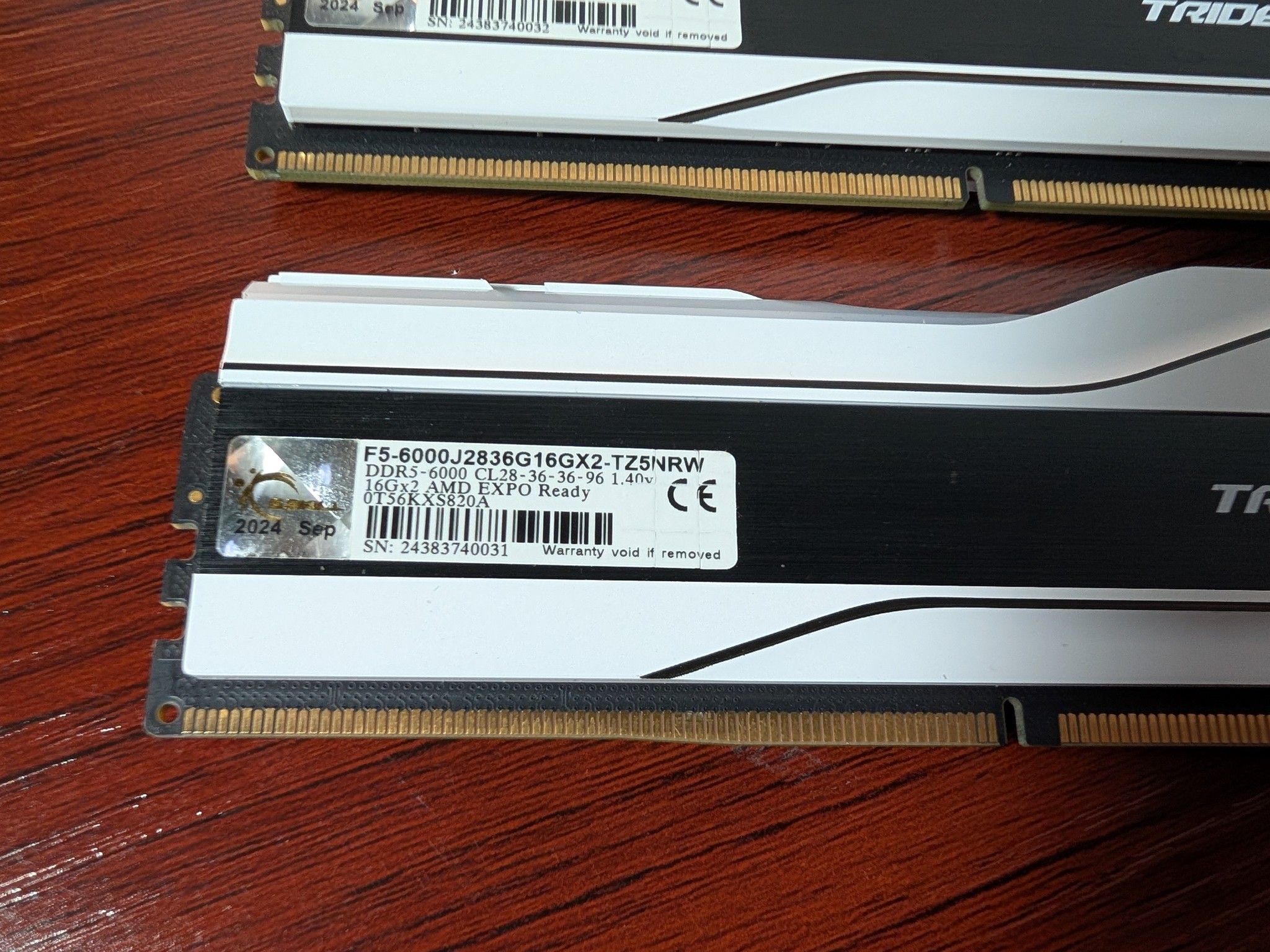 G.Skill Trident Z5 Neo RGB 32GB (2x16GB) DDR5 6000 CL28 RAM