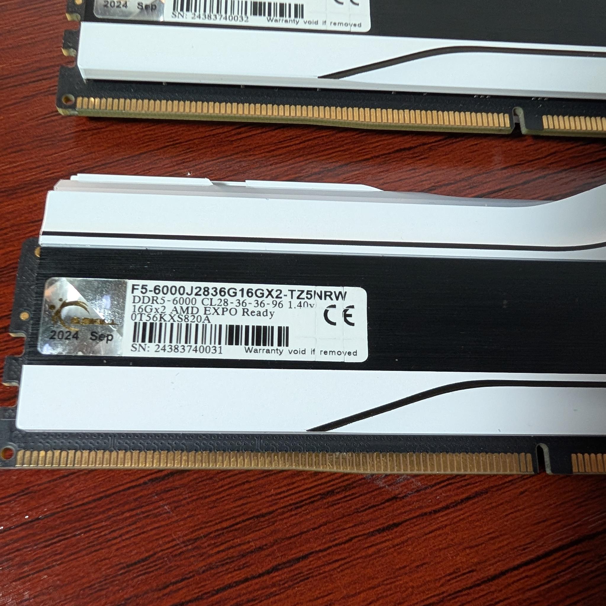 G.Skill Trident Z5 Neo RGB 32GB (2x16GB) DDR5 6000 CL28 RAM