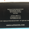 Alphacool 45 Degree Rotatable Angled Fitting G1/4 Black 10-Pack 17246