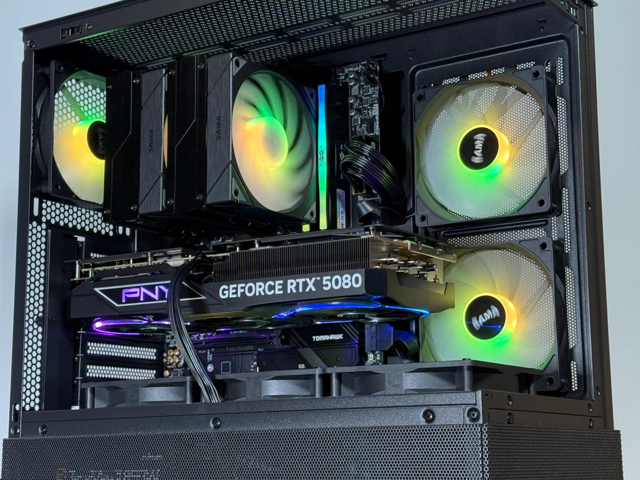 RTX 5080 Ryzen 9800X3D 64GB DDR5 4TB NVME GAMING PC