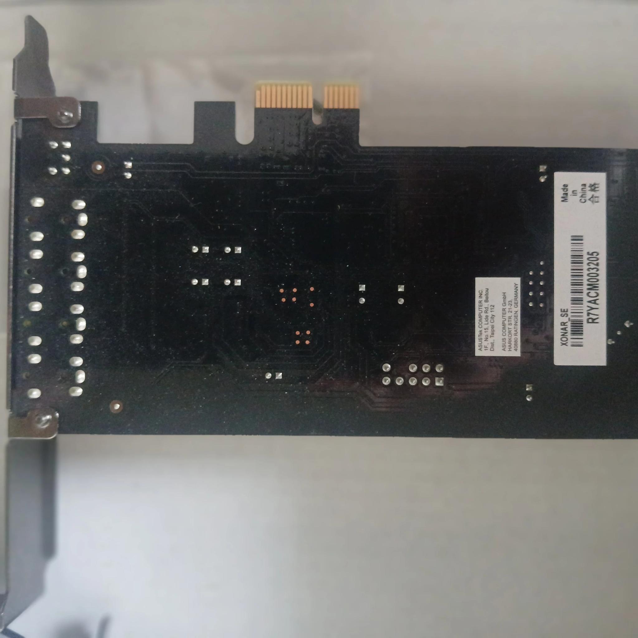 ASUS XONAR SE 5.1 Channel 192kHz/24-bit Hi-Res 116dB SNR PCIe Gaming Sound Card