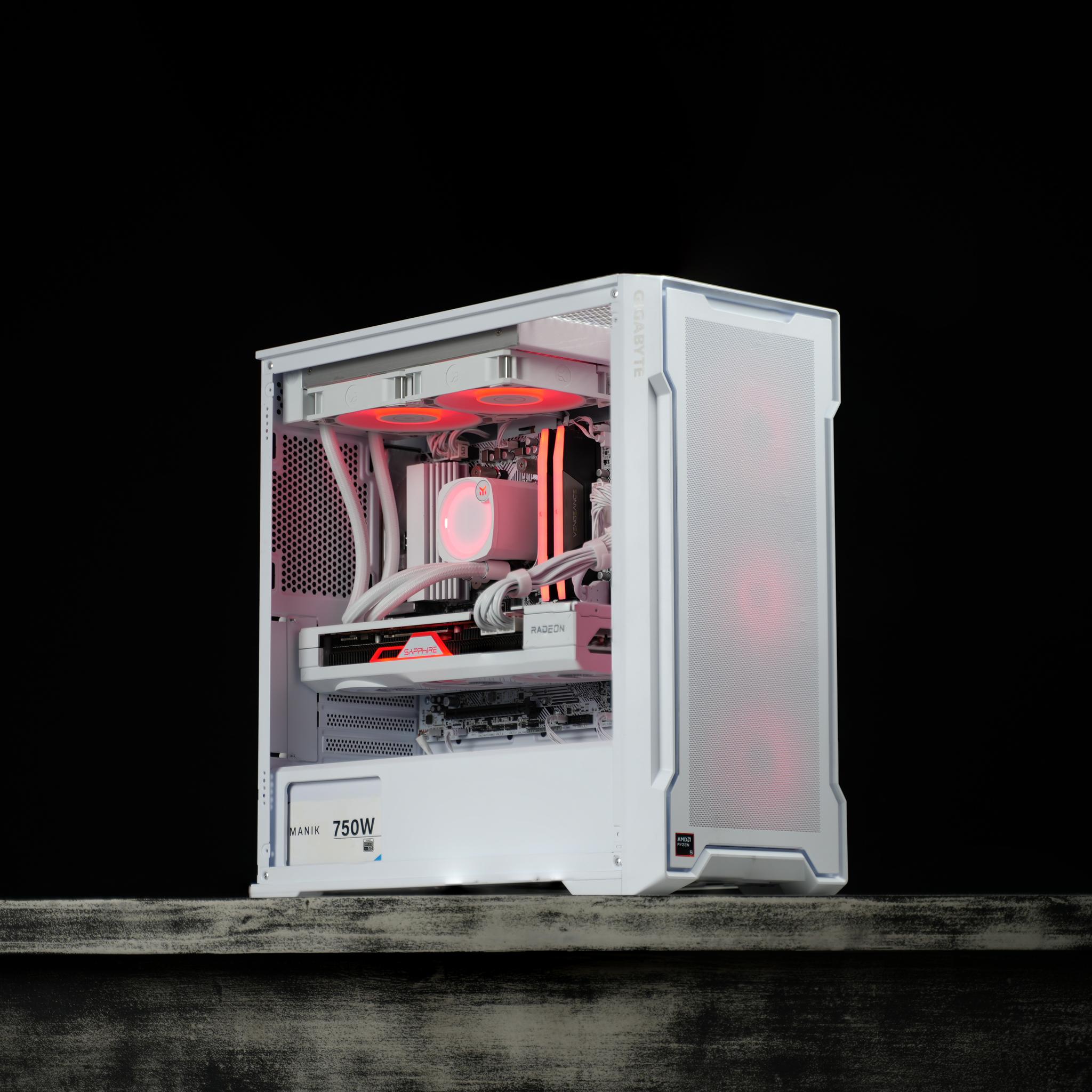 \ WF-52 / RX 7700 XT Ryzen 5 9600X 2.5TB 16GB DDR5 Windows 11 Gaming PC