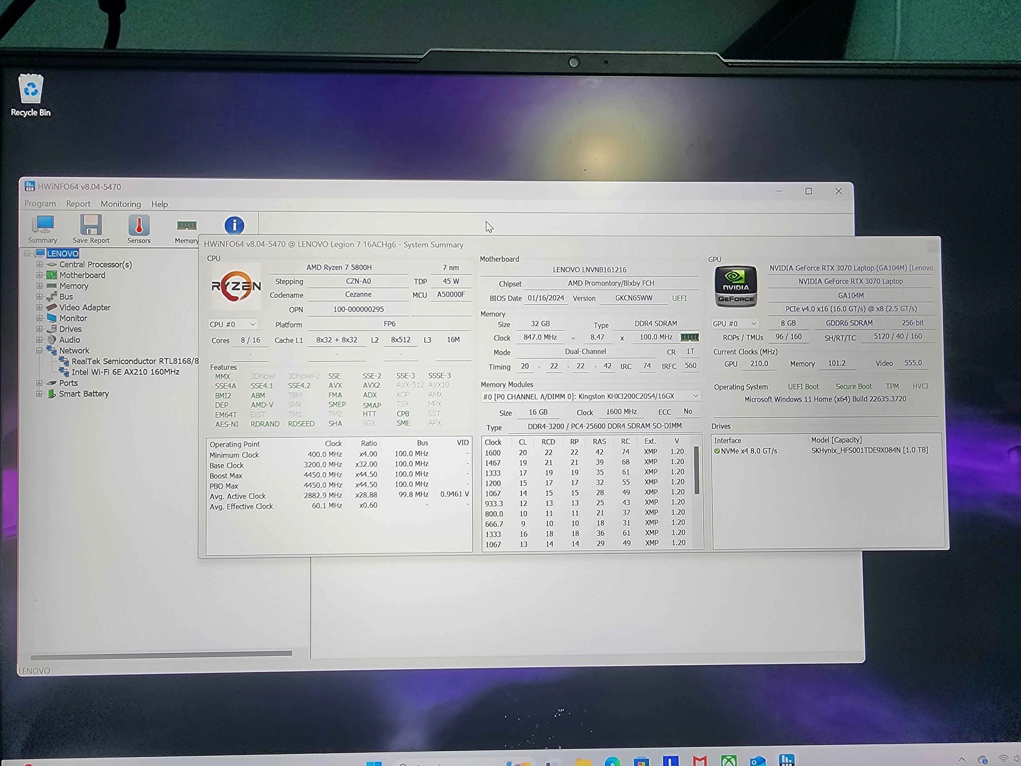Lenovo Legion 7 16ACHg6